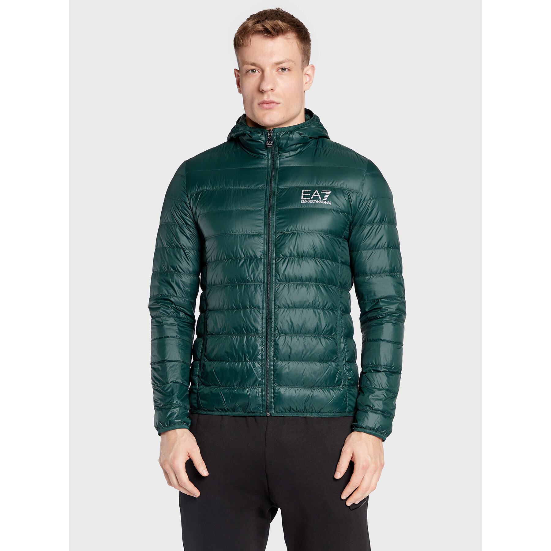 EA7 Emporio Armani Pehelykabát 8NPB02 PN29Z 1860 Zöld Regular Fit - Pepit.hu