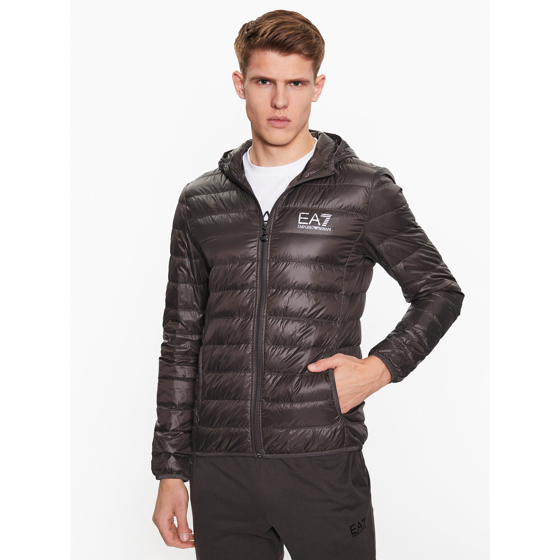 EA7 Emporio Armani Pehelykabát 8NPB02 PN29Z 1997 Barna Regular Fit - Pepit.hu