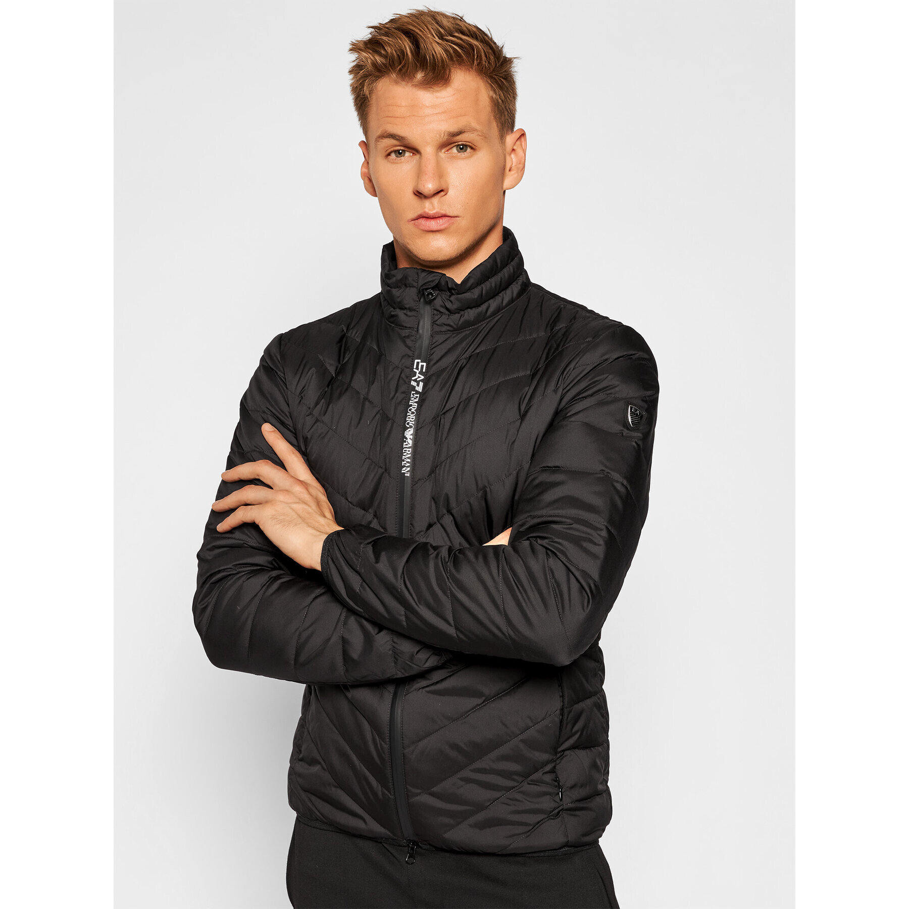 EA7 Emporio Armani Pehelykabát 8NPB06 PNE1Z 1200 Fekete Regular Fit - Pepit.hu