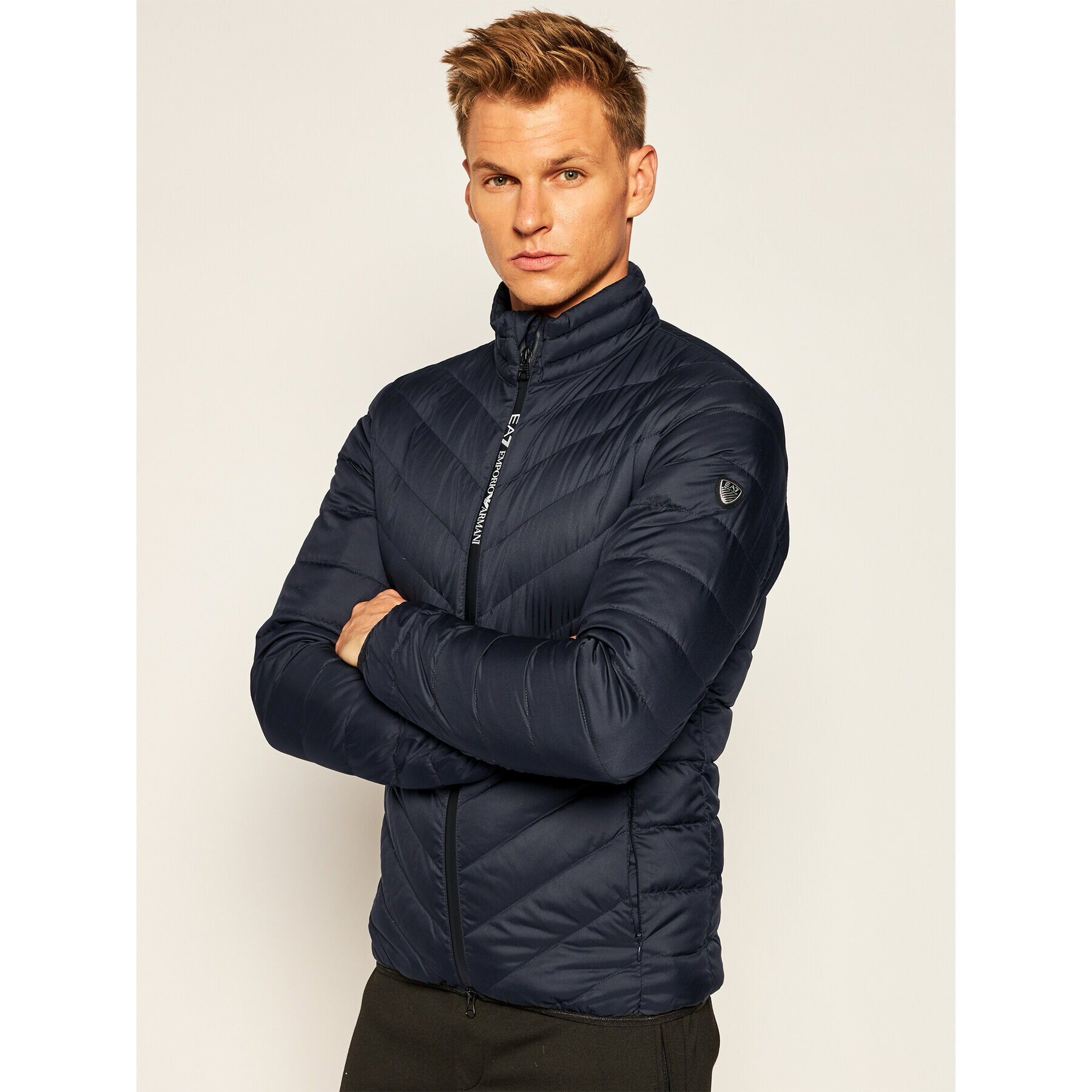 EA7 Emporio Armani Pehelykabát 8NPB06 PNE1Z 1578 Sötétkék Regular Fit - Pepit.hu