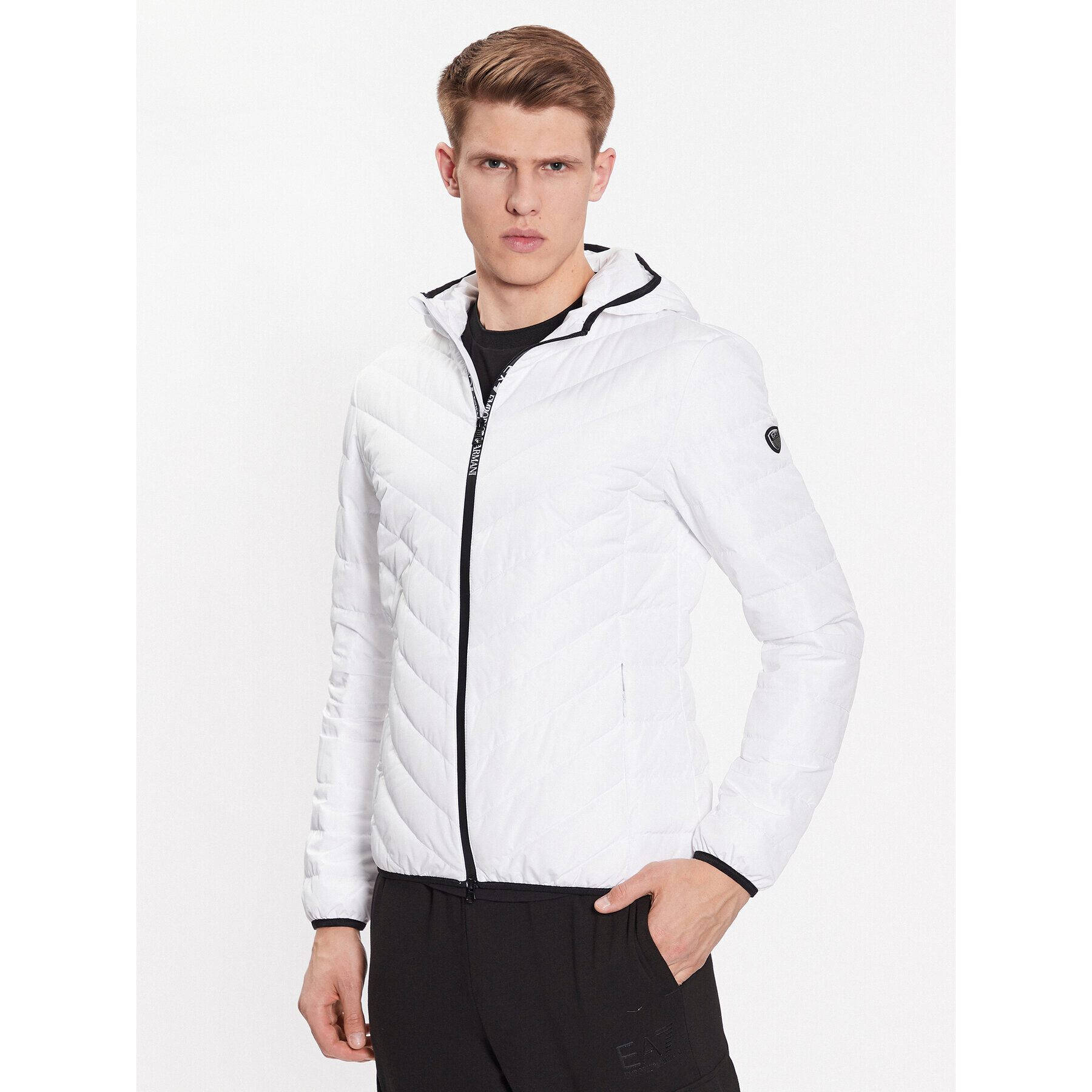 EA7 Emporio Armani Pehelykabát 8NPB07 PNE1Z 1100 Fehér Regular Fit - Pepit.hu