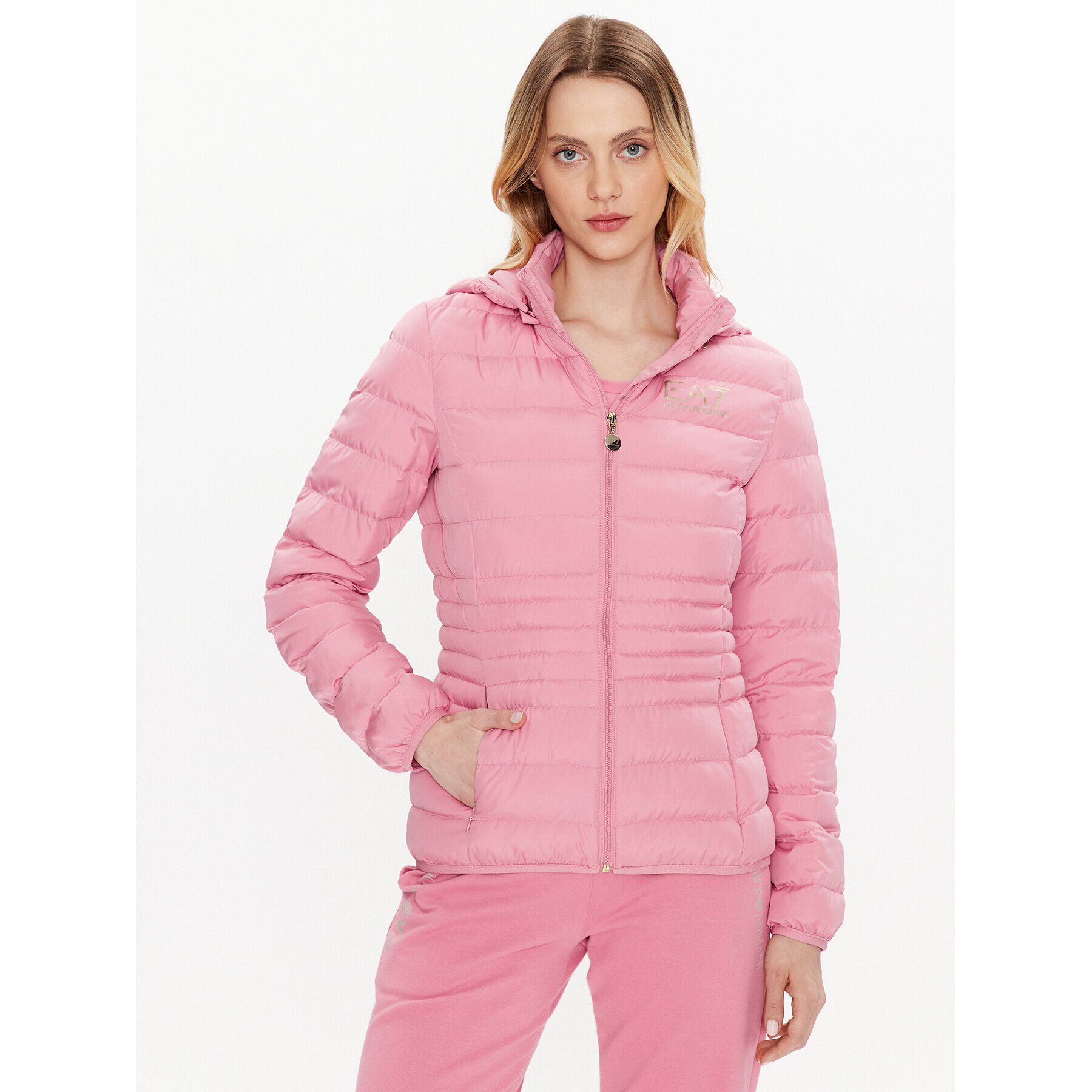 EA7 Emporio Armani Pehelykabát 8NTB23 TNF8Z 1428 Rózsaszín Regular Fit - Pepit.hu