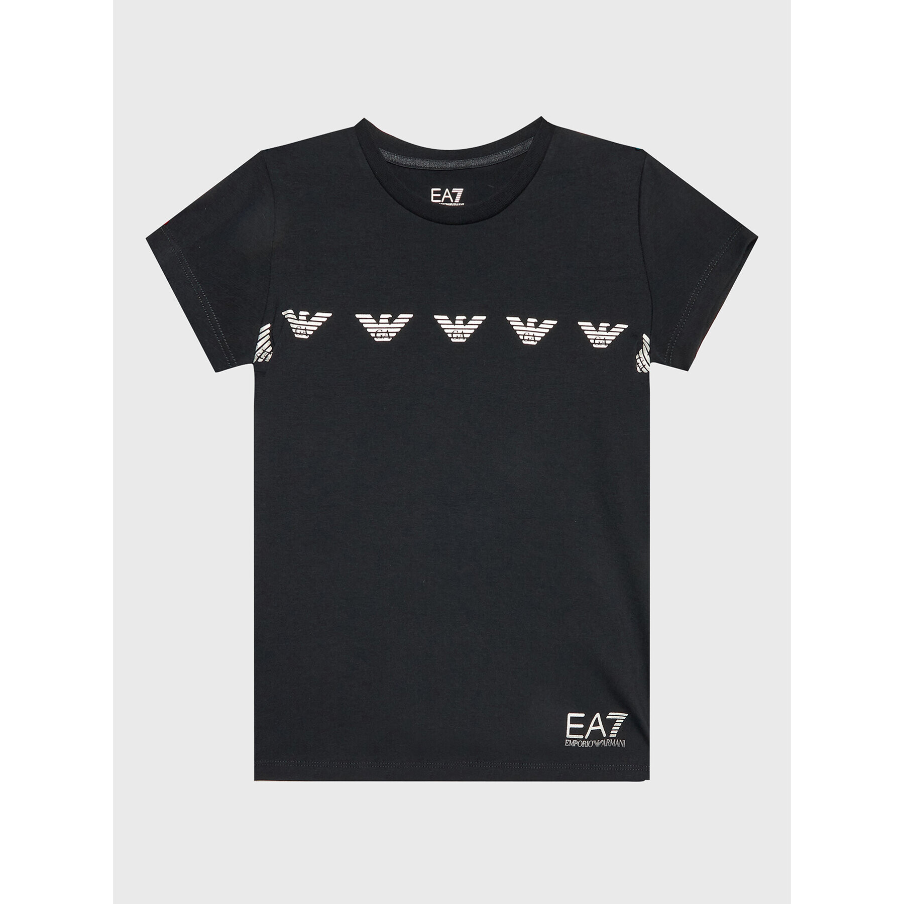 EA7 Emporio Armani Póló 6LFT05 FJ2HZ 0200 Fekete Regular Fit - Pepit.hu