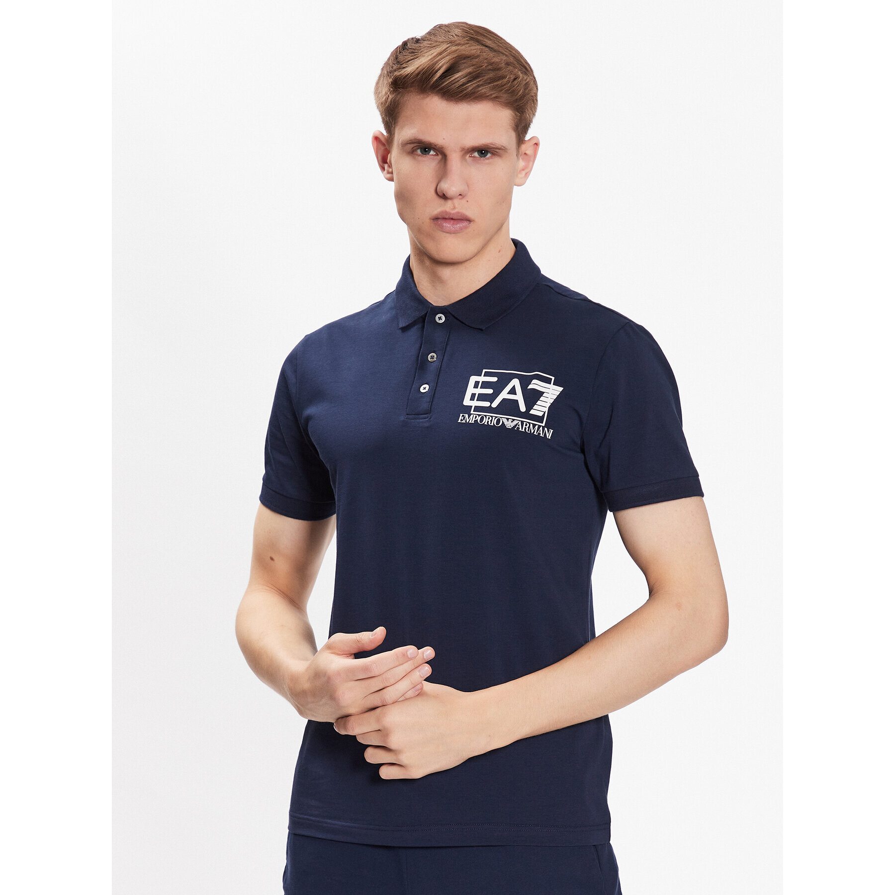 EA7 Emporio Armani Pólóing 3RPF16 PJ03Z 1554 Sötétkék Regular Fit - Pepit.hu