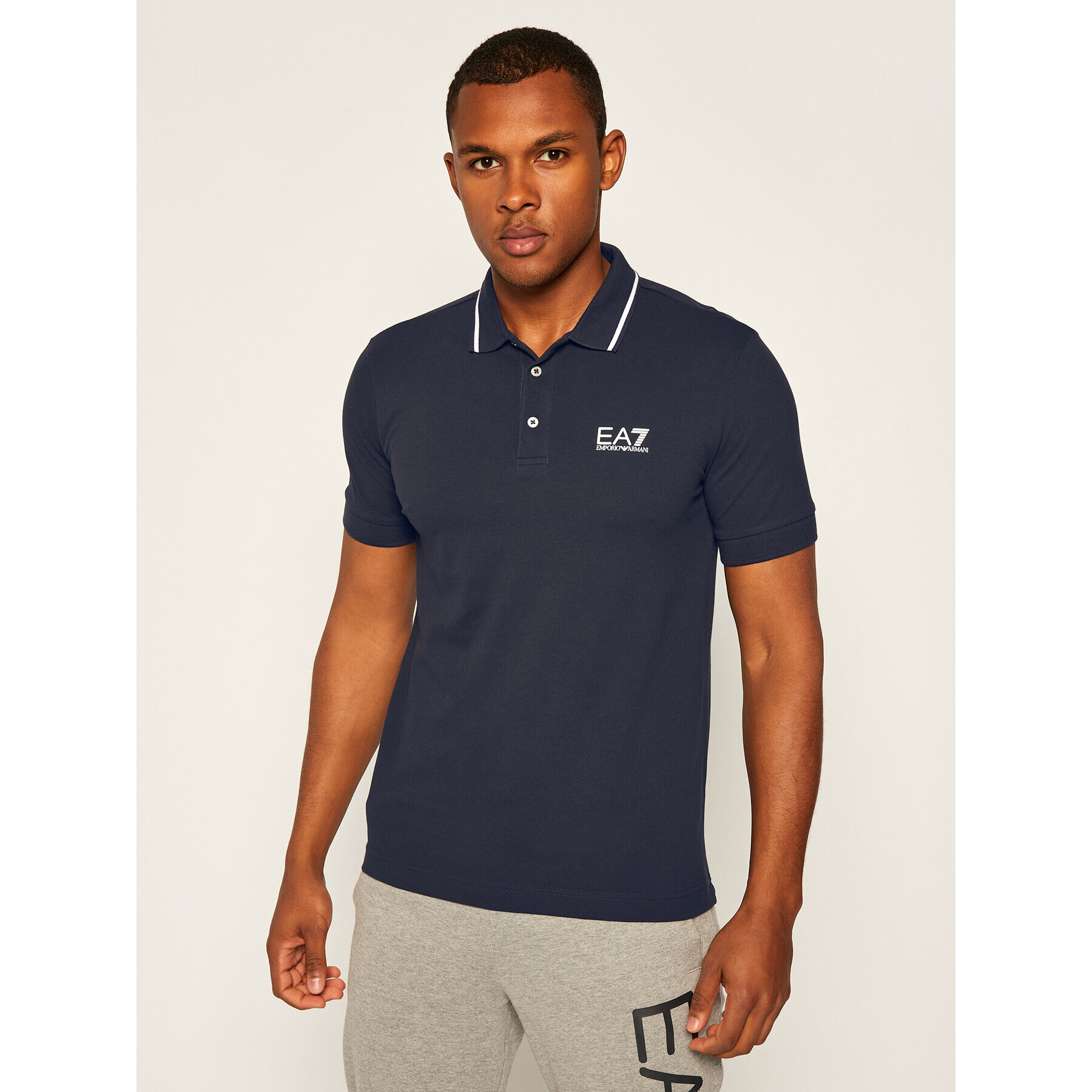 EA7 Emporio Armani Pólóing 8NPF06 PJ04Z 1578 Sötétkék Regular Fit - Pepit.hu