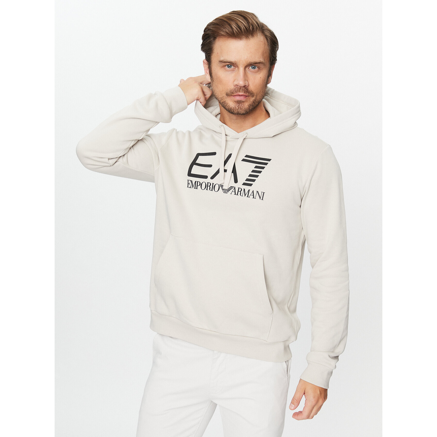 EA7 Emporio Armani Pulóver 6RPM17 PJSLZ 1716 Szürke Regular Fit - Pepit.hu