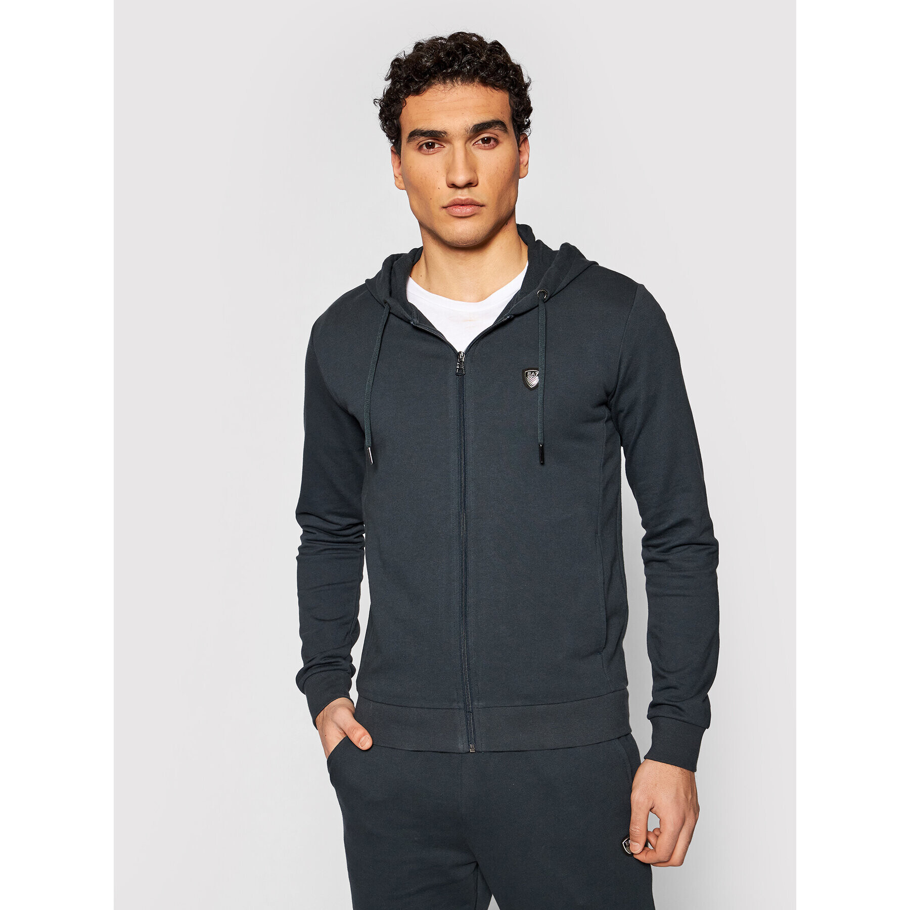 EA7 Emporio Armani Pulóver 8NPM15 PJ05Z 1578 Sötétkék Regular Fit - Pepit.hu