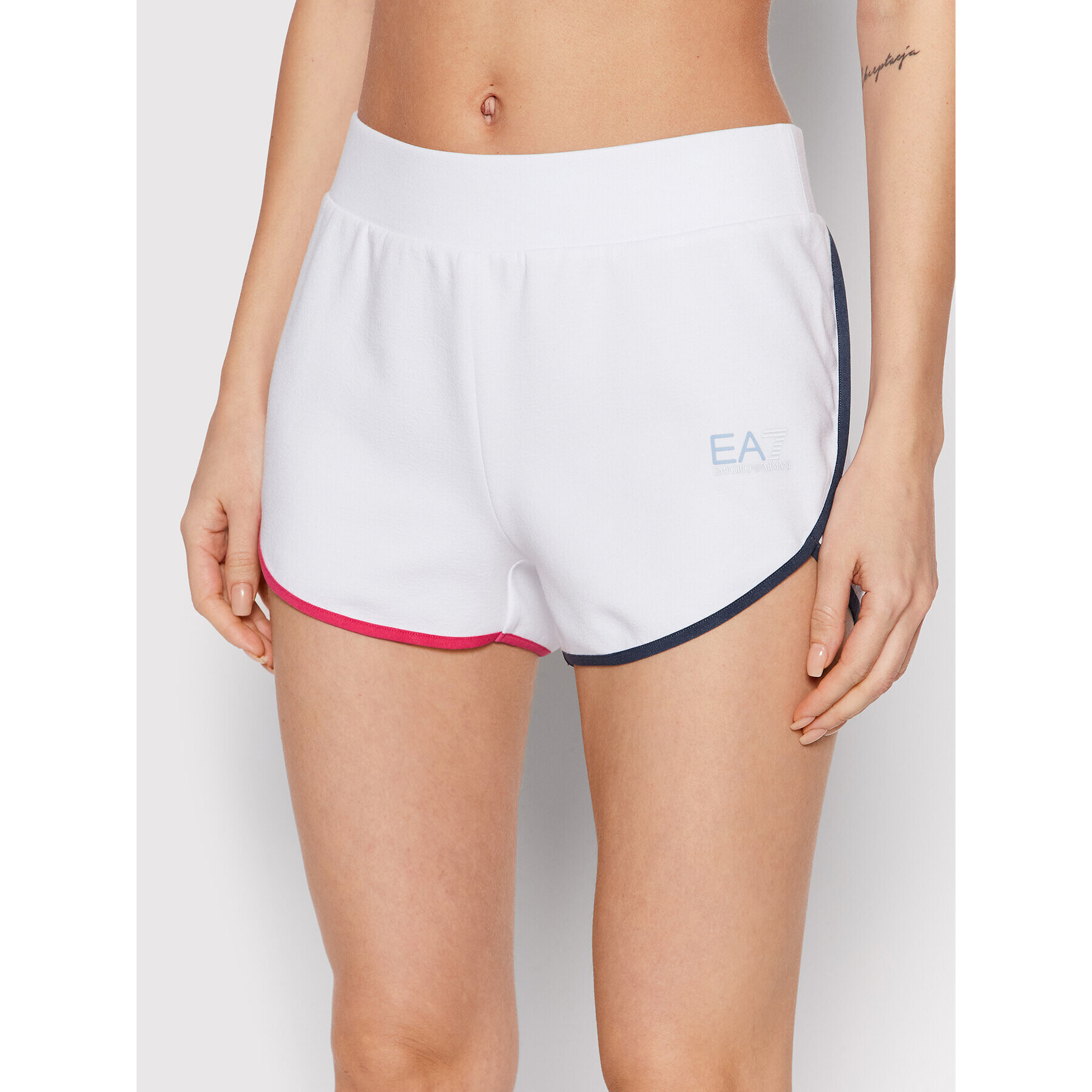 EA7 Emporio Armani Sport rövidnadrág 3LTS52 TJCZZ 1100 Fehér Regular Fit - Pepit.hu