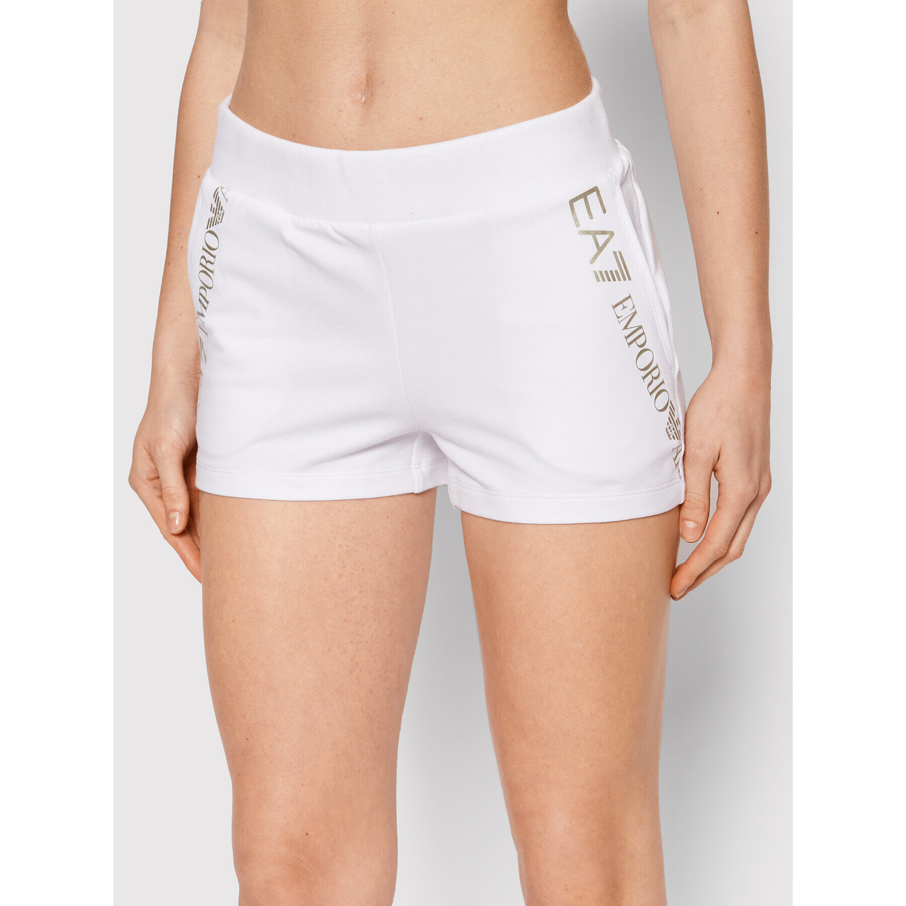 EA7 Emporio Armani Sport rövidnadrág 3LTS54 TJCQZ 0101 Fehér Regular Fit - Pepit.hu