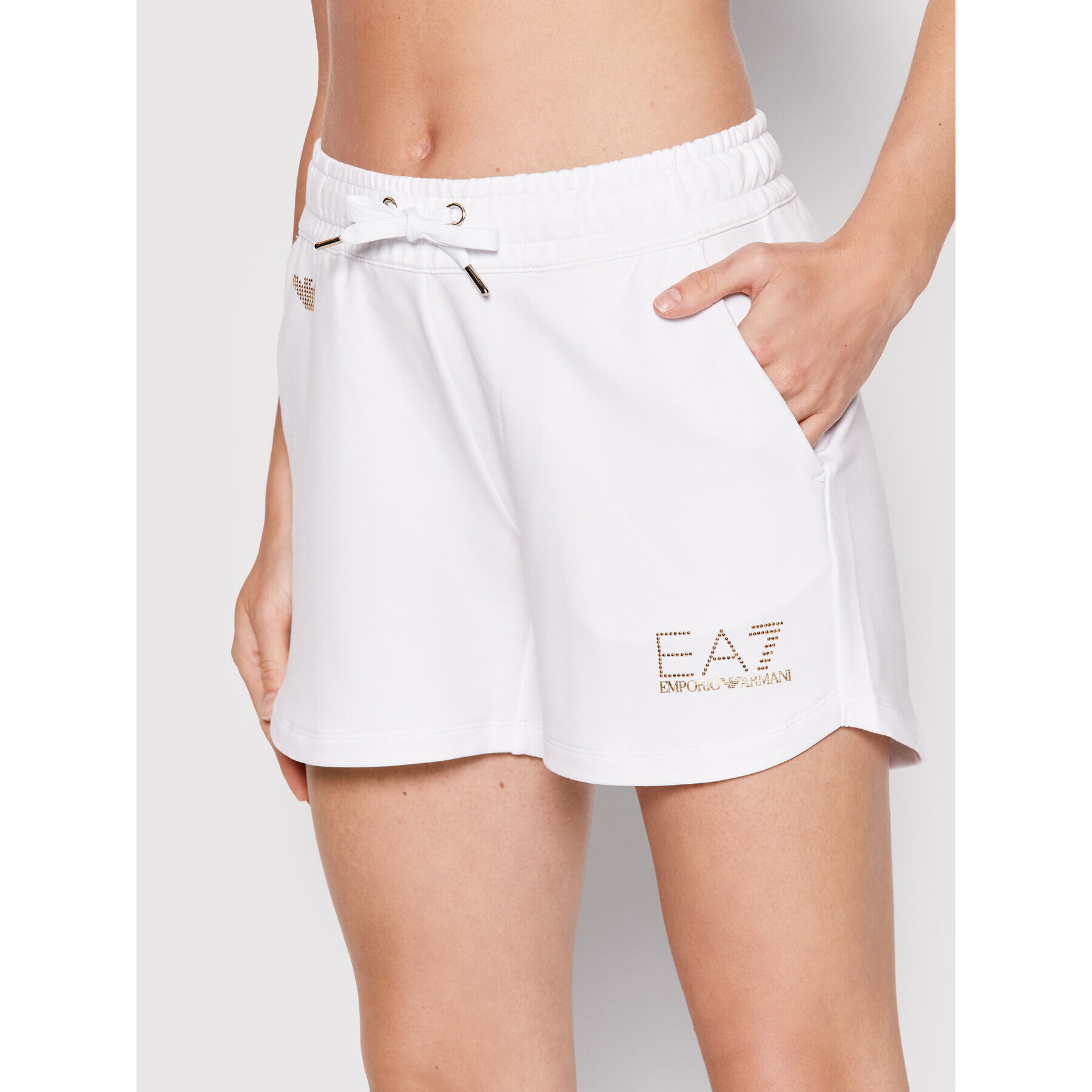 EA7 Emporio Armani Sport rövidnadrág 3LTS57 TJ9RZ 1100 Fehér Regular Fit - Pepit.hu