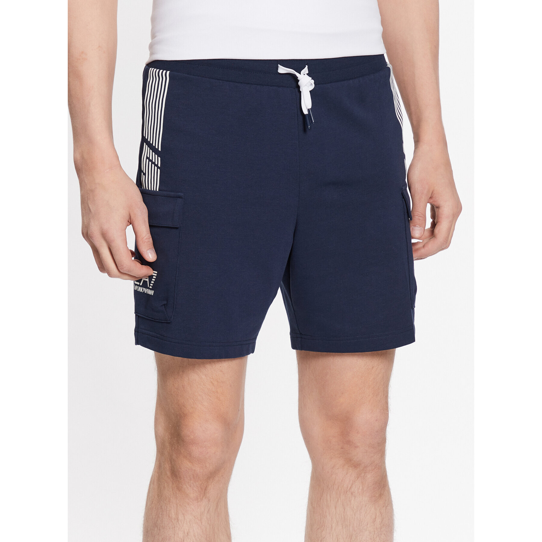 EA7 Emporio Armani Sport rövidnadrág 3RPS55 PJLIZ 1554 Sötétkék Regular Fit - Pepit.hu