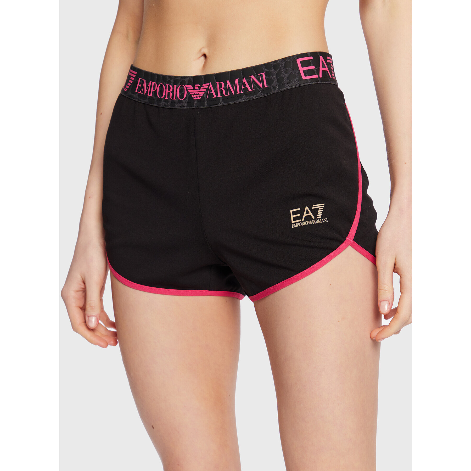 EA7 Emporio Armani Sport rövidnadrág 3RTS54 TJKWZ 1200 Fekete Regular Fit - Pepit.hu