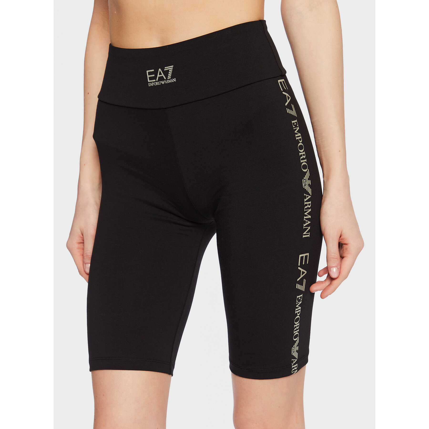 EA7 Emporio Armani Sport rövidnadrág 3RTS61 TJ01Z 0200 Fekete Slim Fit - Pepit.hu