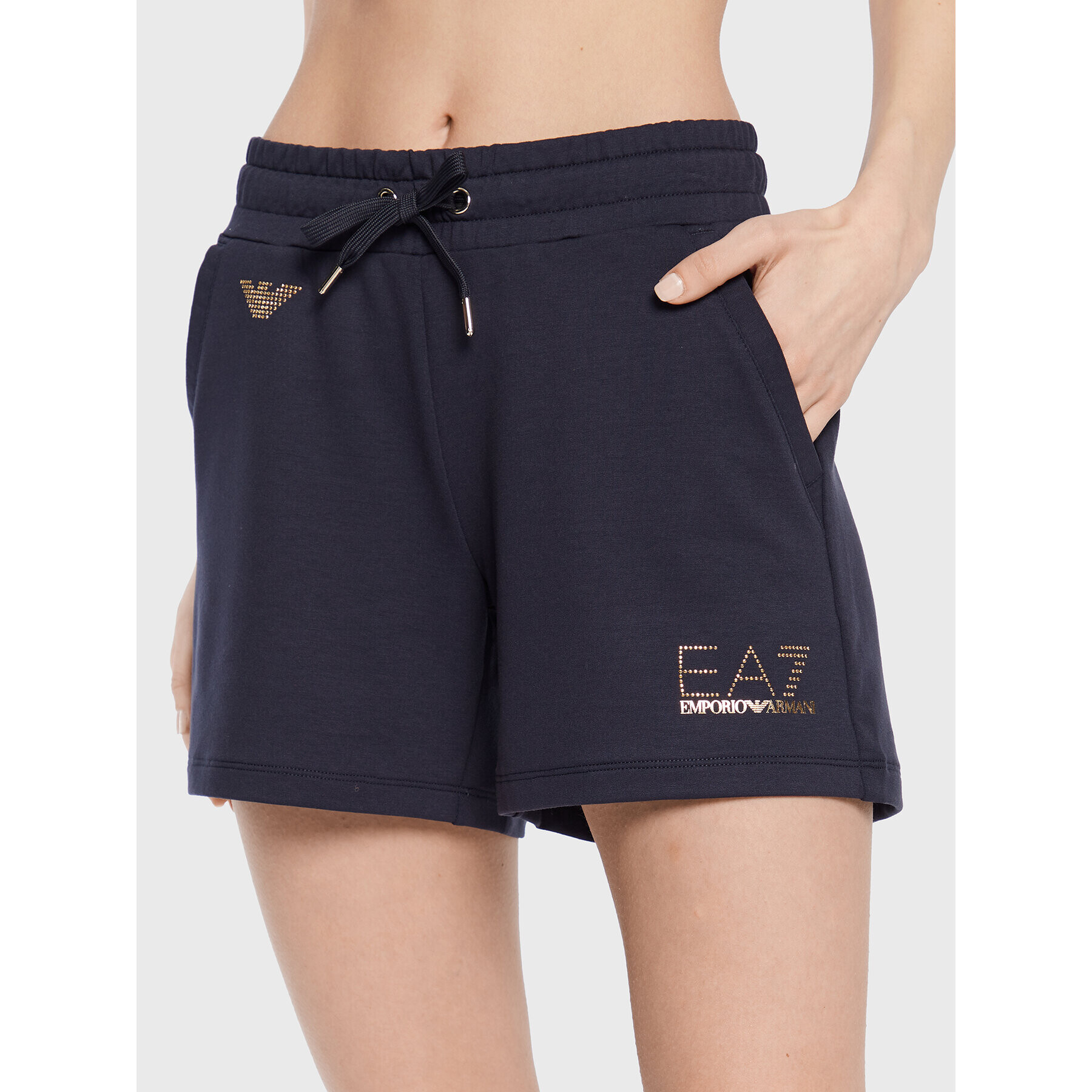 EA7 Emporio Armani Sport rövidnadrág 3RTS63 TJ9RZ 1554 Sötétkék Regular Fit - Pepit.hu