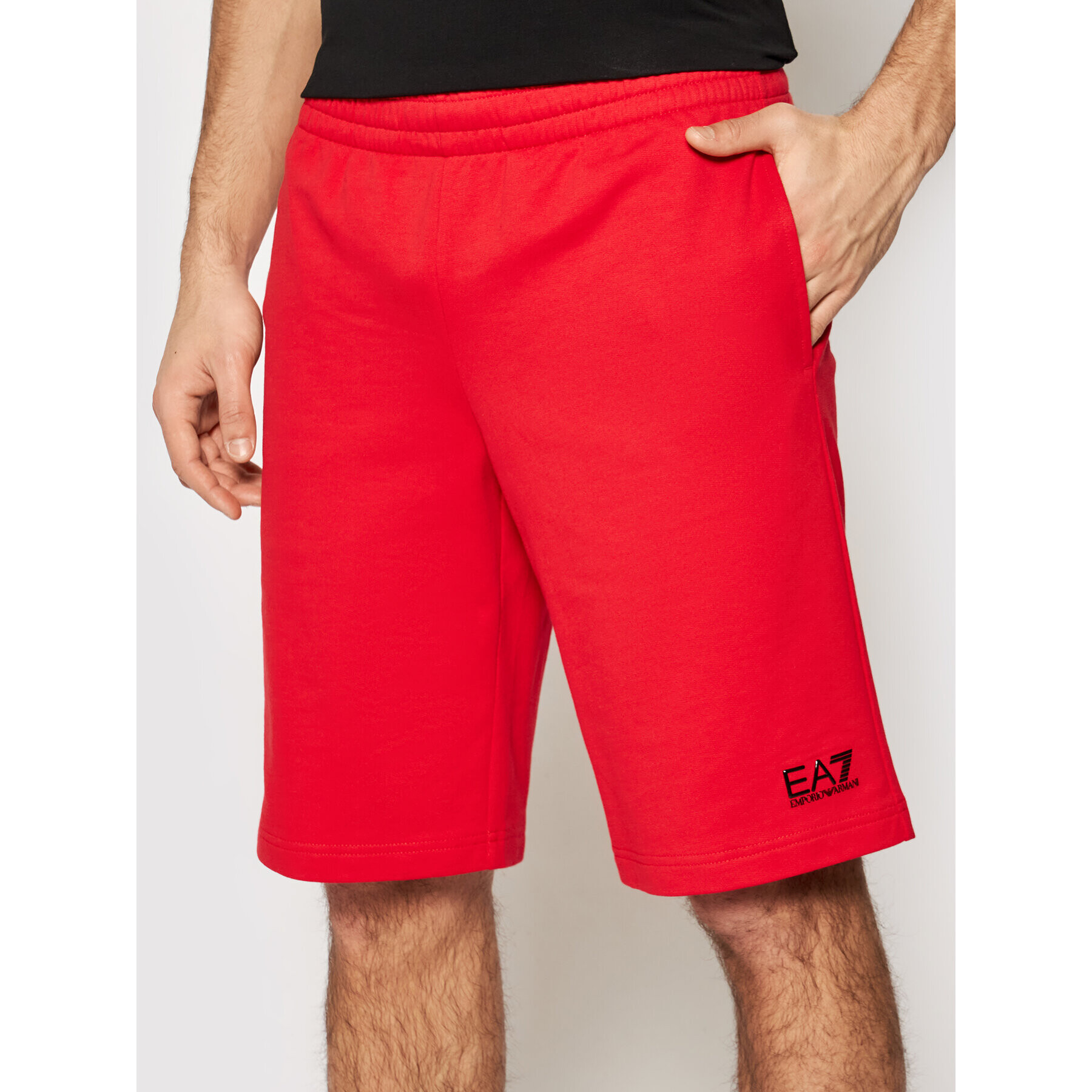 EA7 Emporio Armani Sport rövidnadrág 8NPS02 PJ05Z 1451 Piros Regular Fit - Pepit.hu