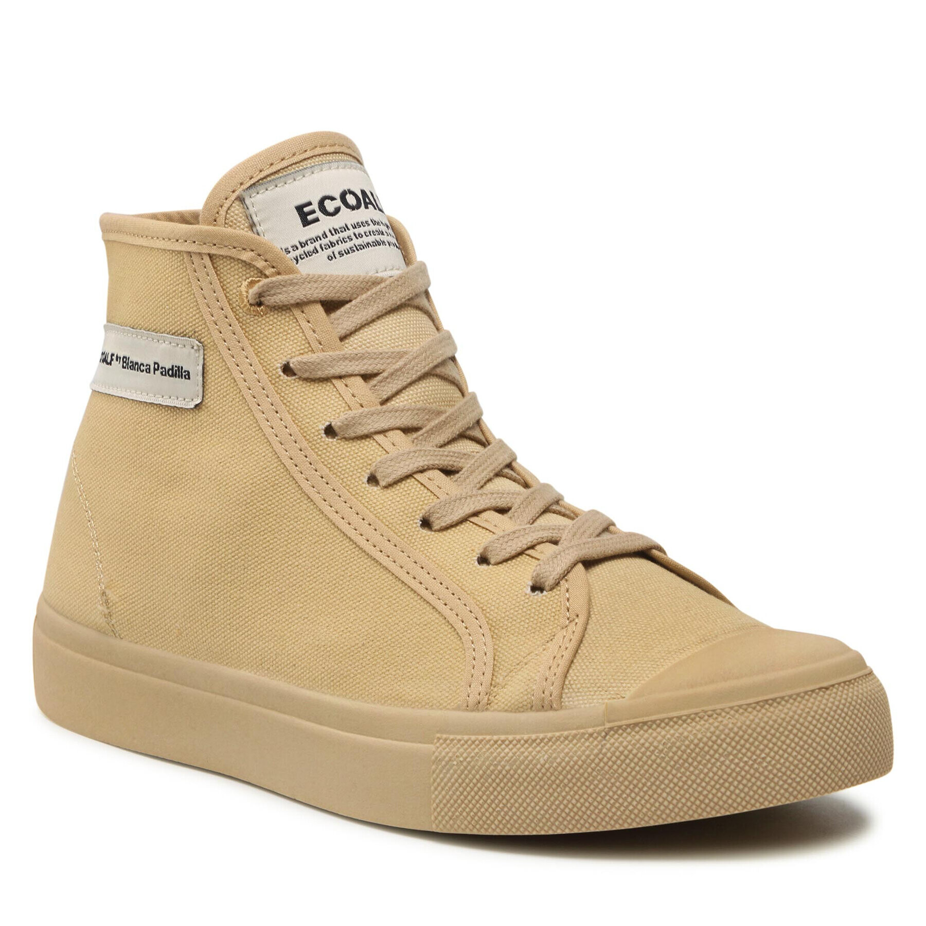 Ecoalf Tornacipő Energyalf Mid Sneakers SHSNENERG4540WS22 Bézs - Pepit.hu