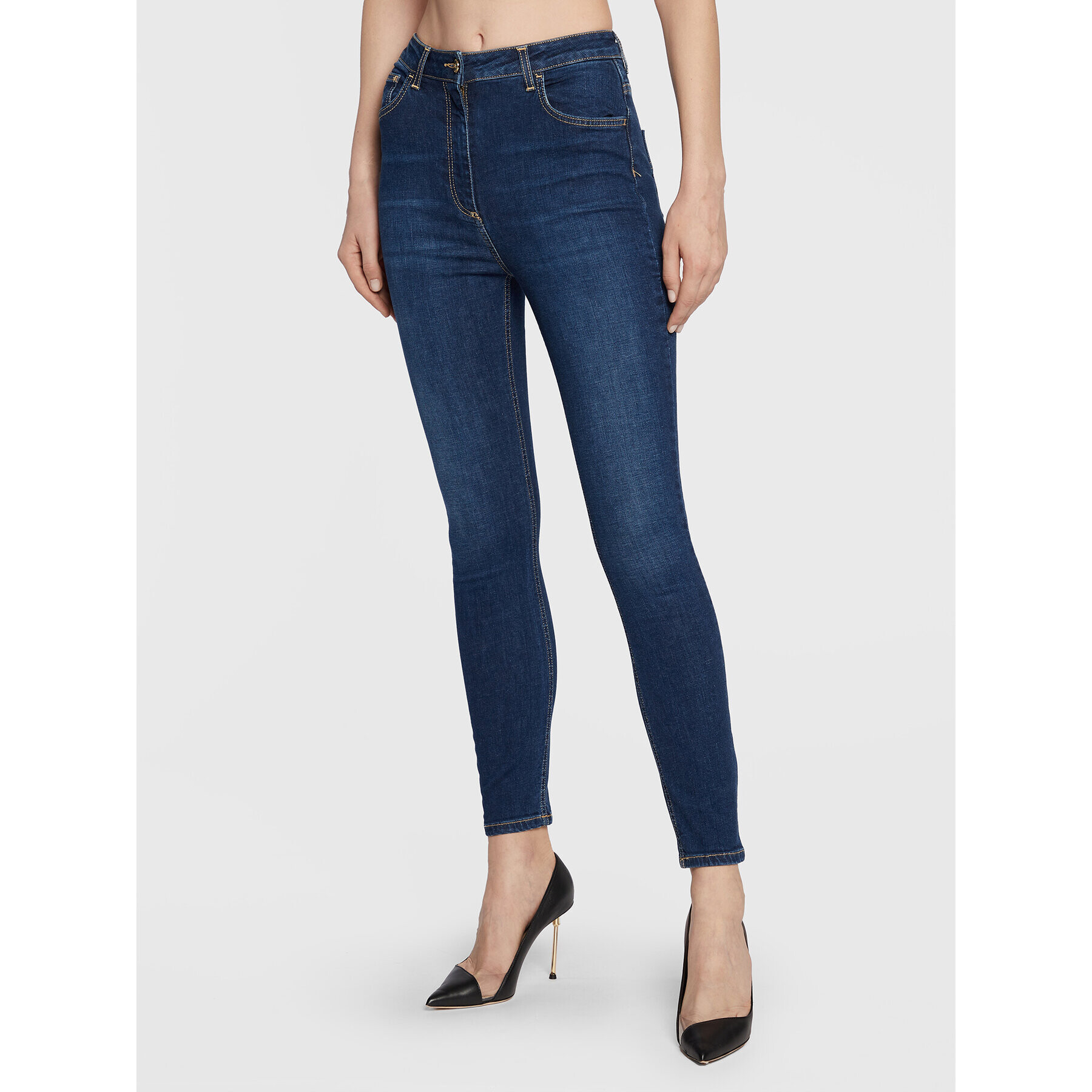 Elisabetta Franchi Farmer PJ-45S-26E2-V250 Sötétkék Skinny Fit - Pepit.hu