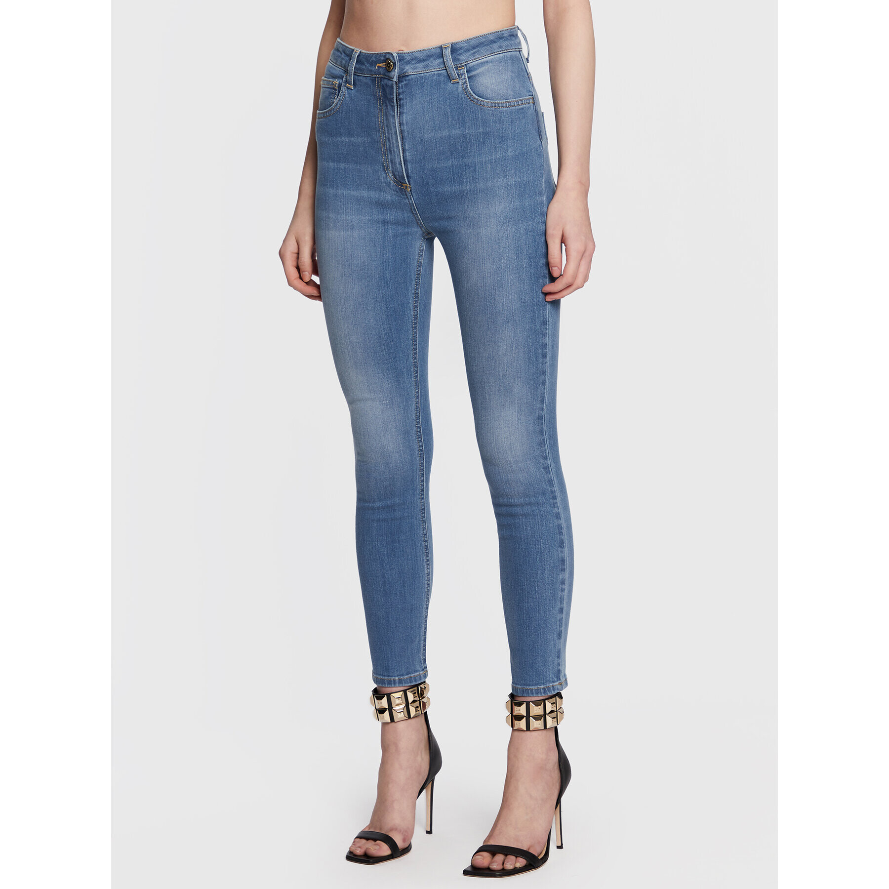 Elisabetta Franchi Farmer PJ-78S-31E2-V250 Kék Skinny Fit - Pepit.hu