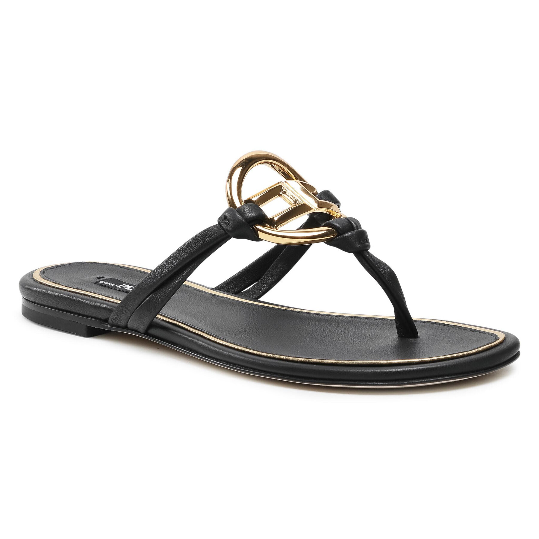 Elisabetta Franchi Flip-flops SA-09F-13F2-V310 Fekete - Pepit.hu