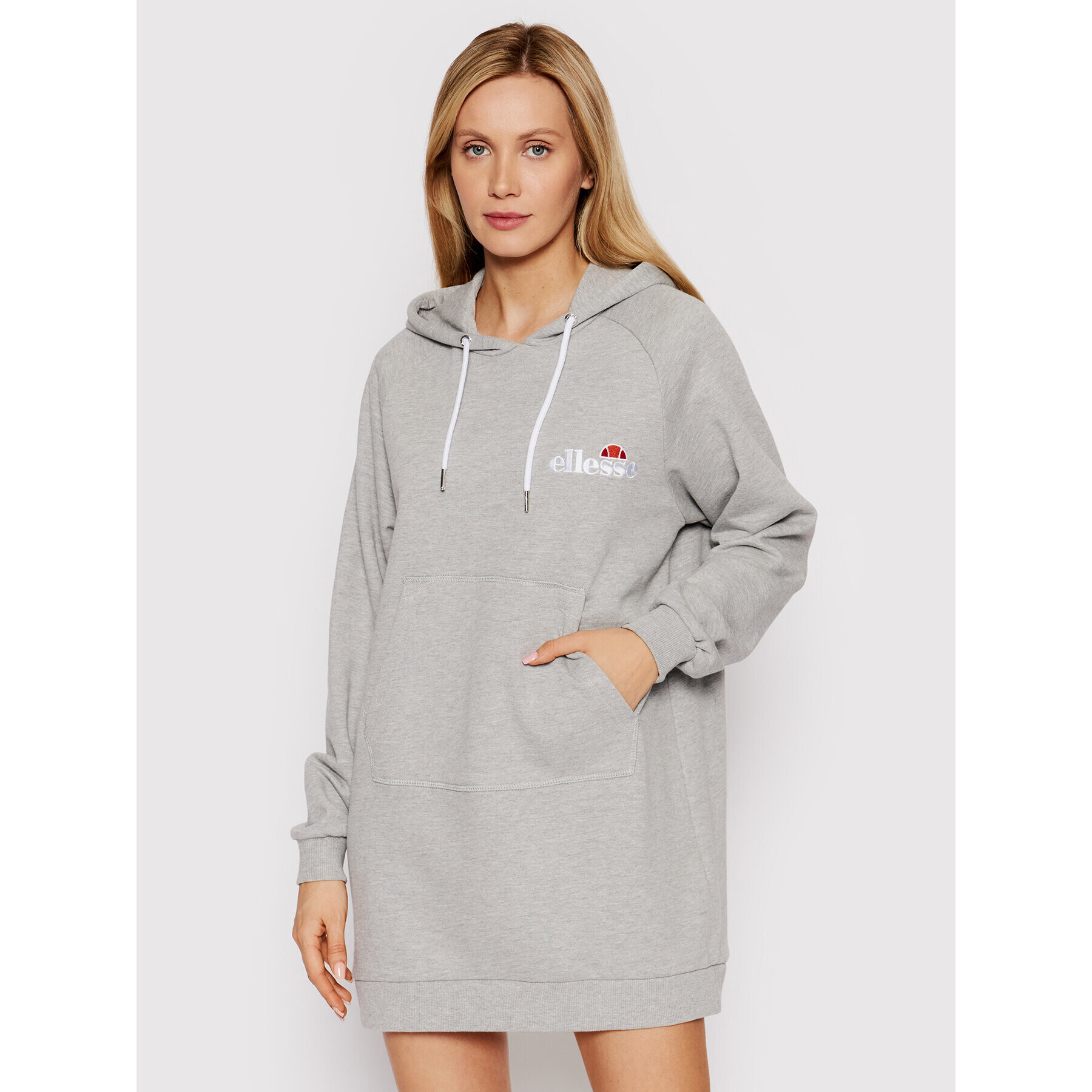 Ellesse Kötött ruha Honey SGK13289 Szürke Relaxed Fit - Pepit.hu