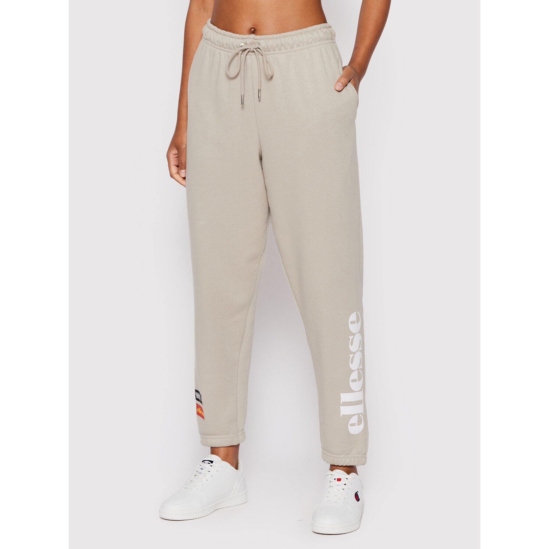 Ellesse Melegítő alsó Buggz SML15215 Bézs Relaxed Fit - Pepit.hu