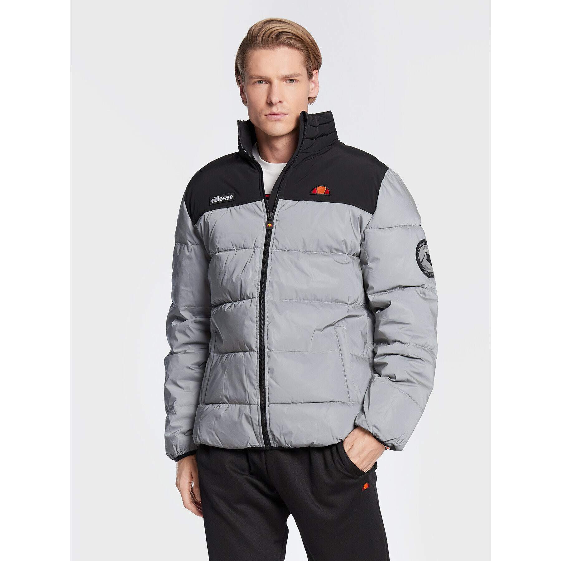 Ellesse Pehelykabát Nebula SHK12789 Ezüst Regular Fit - Pepit.hu