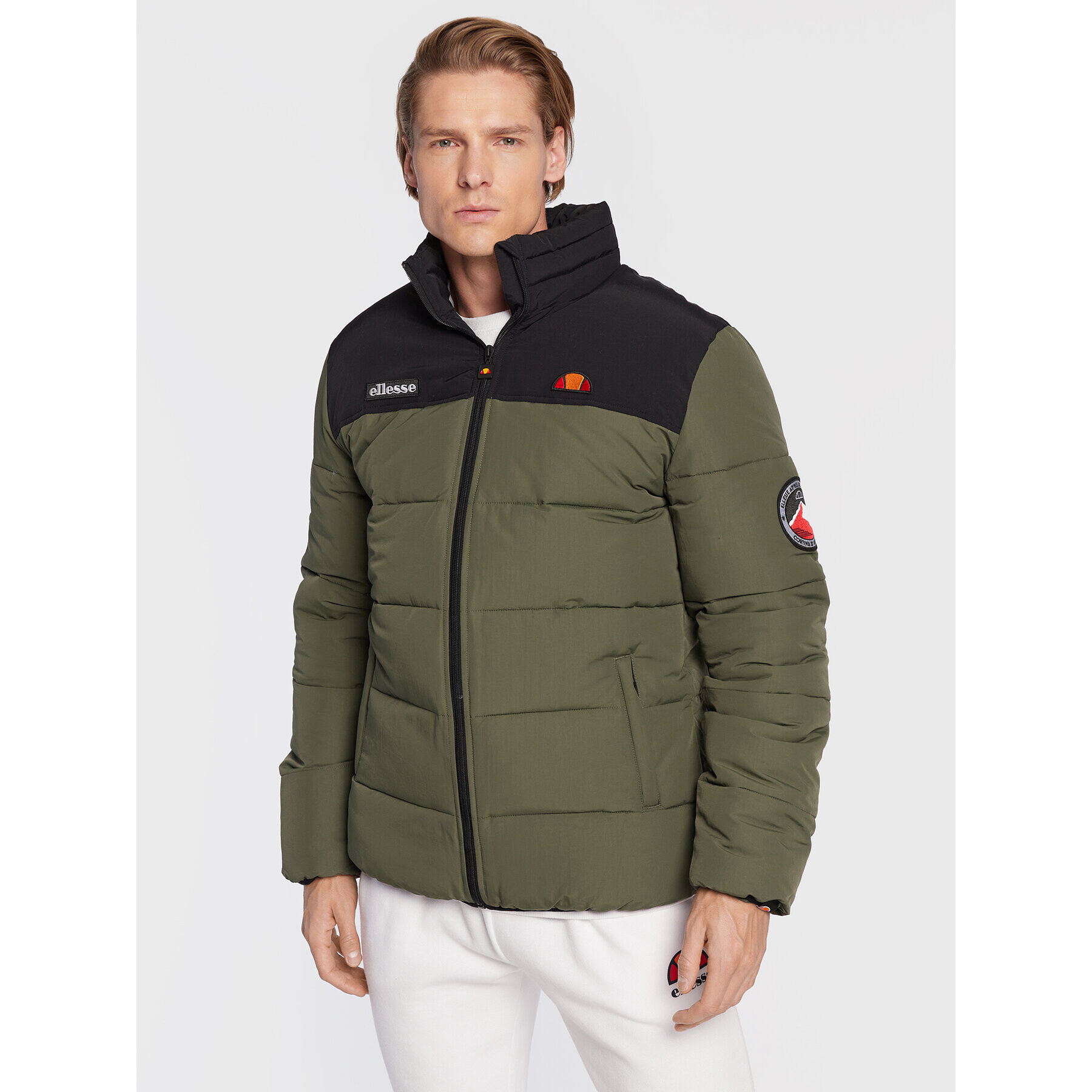 Ellesse Pehelykabát Nebula SHK12789 Khaki Regular Fit - Pepit.hu