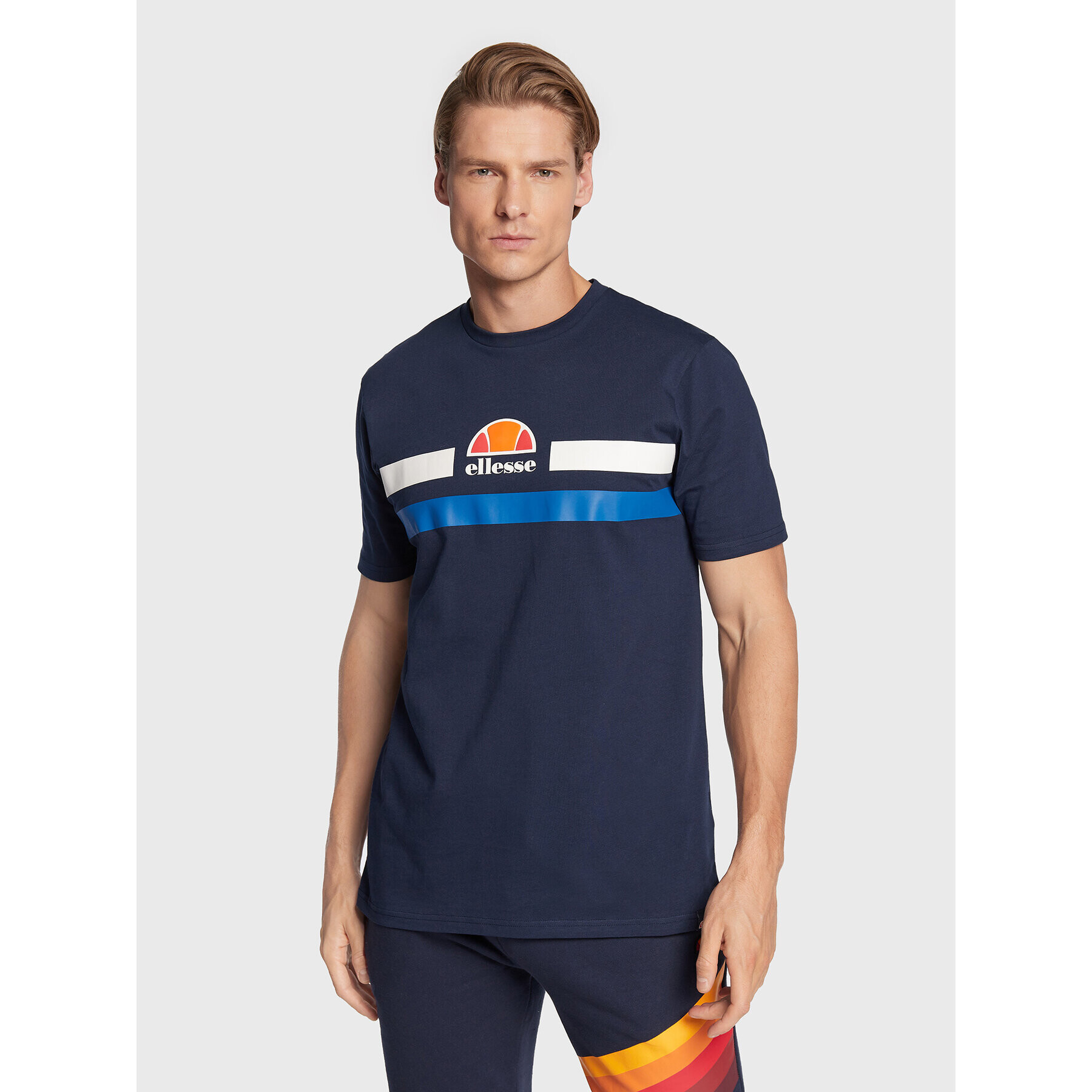 Ellesse Póló Aprel SHM06453 Sötétkék Regular Fit - Pepit.hu