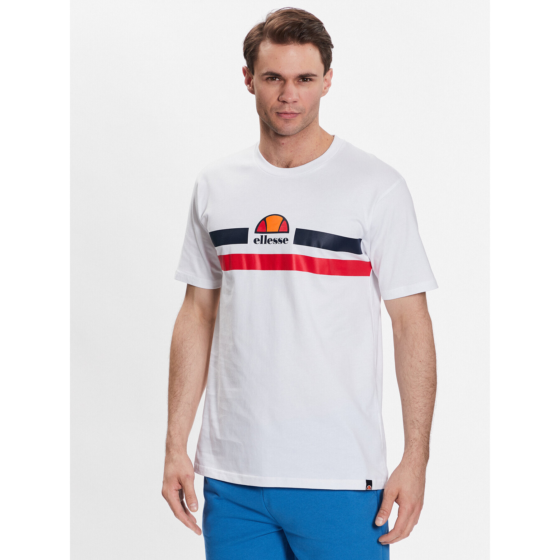 Ellesse Póló Aprel SHR06453 Fehér Regular Fit - Pepit.hu