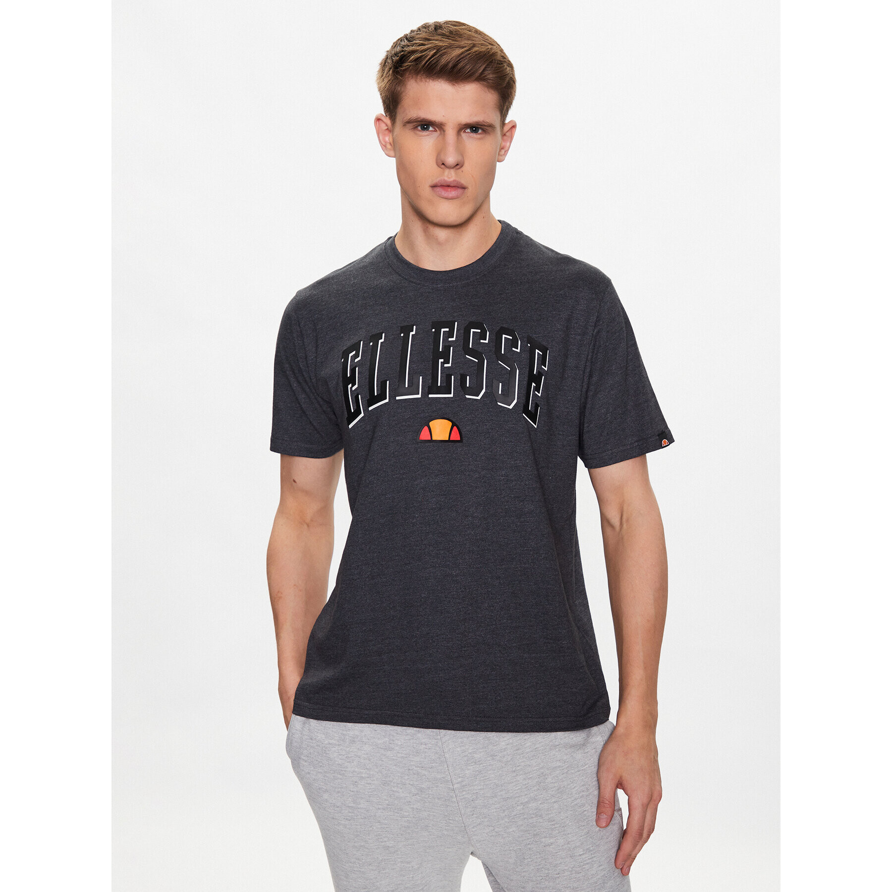 Ellesse Póló Colombia 2 SHR17640 Szürke Regular Fit - Pepit.hu