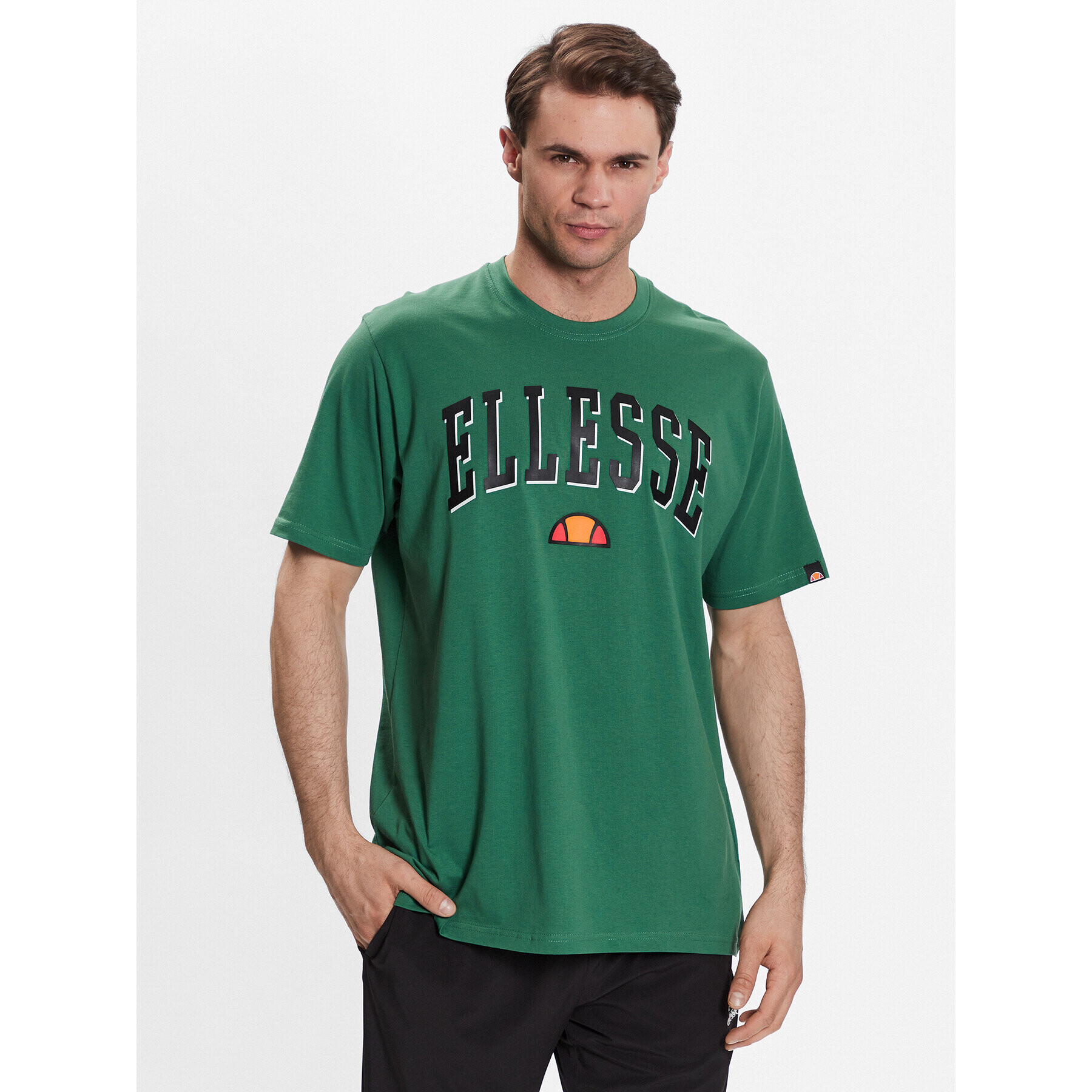 Ellesse Póló Colombia 2 SHR17640 Zöld Regular Fit - Pepit.hu