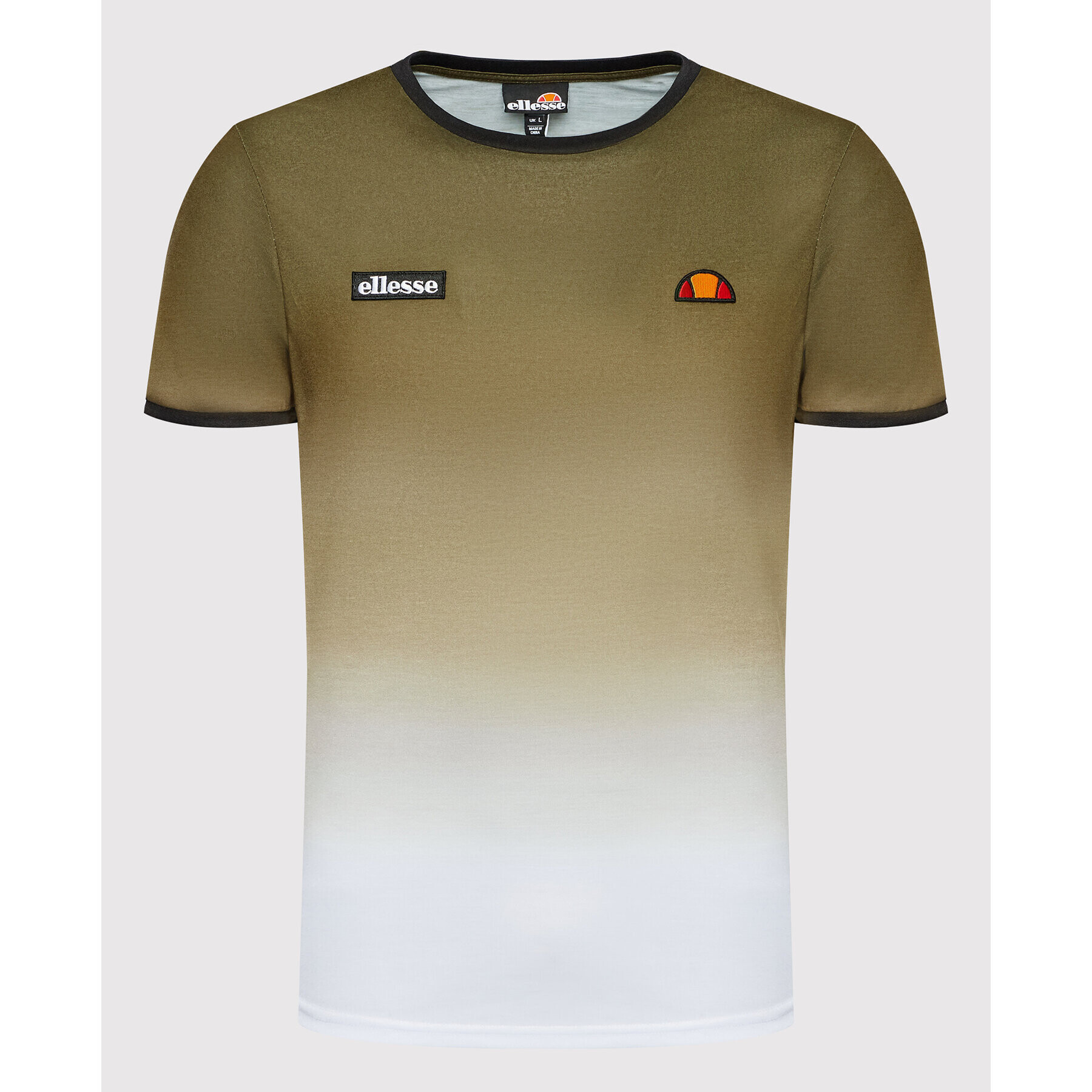 Ellesse Póló Fedora Fade SHM14902 Zöld Regular Fit - Pepit.hu