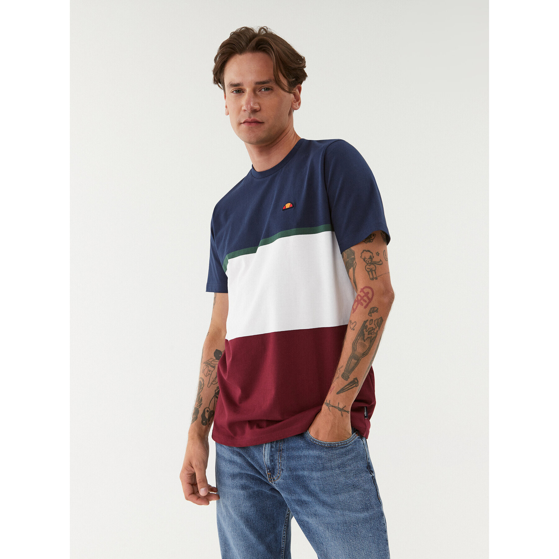 Ellesse Póló Trenka SHP16695 Bordó Regular Fit - Pepit.hu