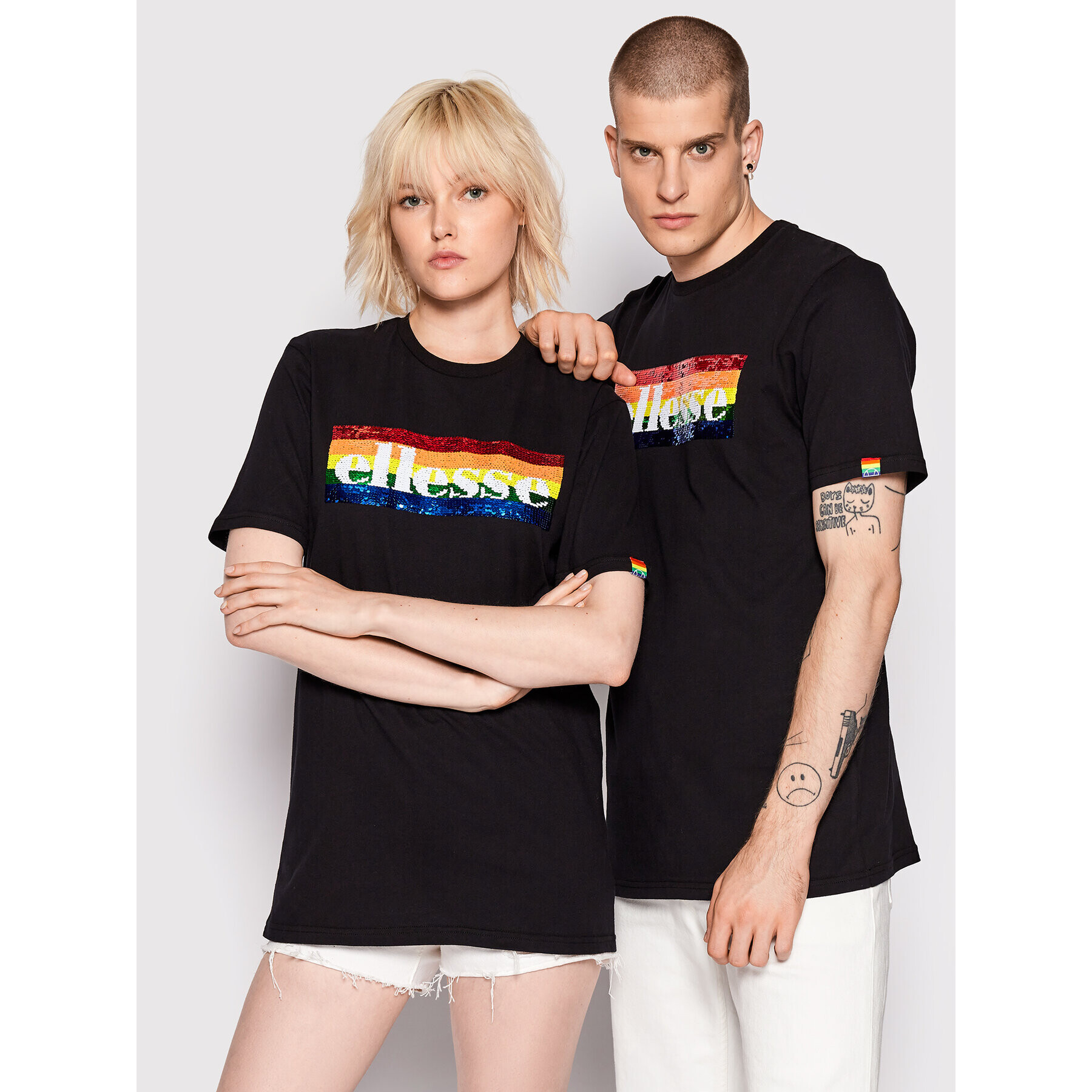 Ellesse Póló Unisex Unity SHN15709 Fekete Regular Fit - Pepit.hu