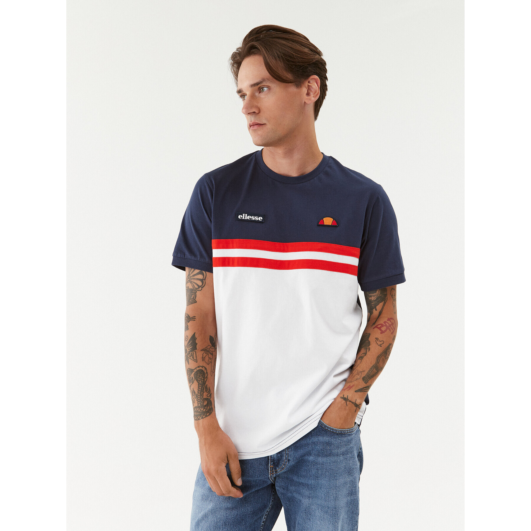 Ellesse Póló Venire SHL08507 Sötétkék Regular Fit - Pepit.hu