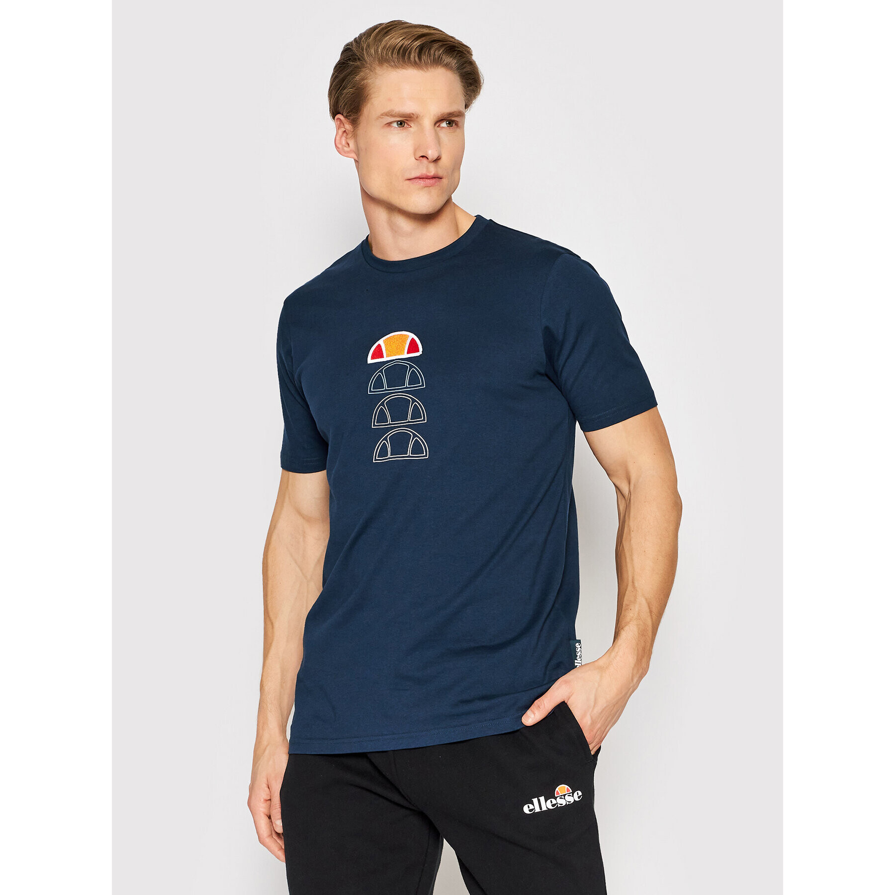 Ellesse Póló Verso SHM14236 Sötétkék Regular Fit - Pepit.hu