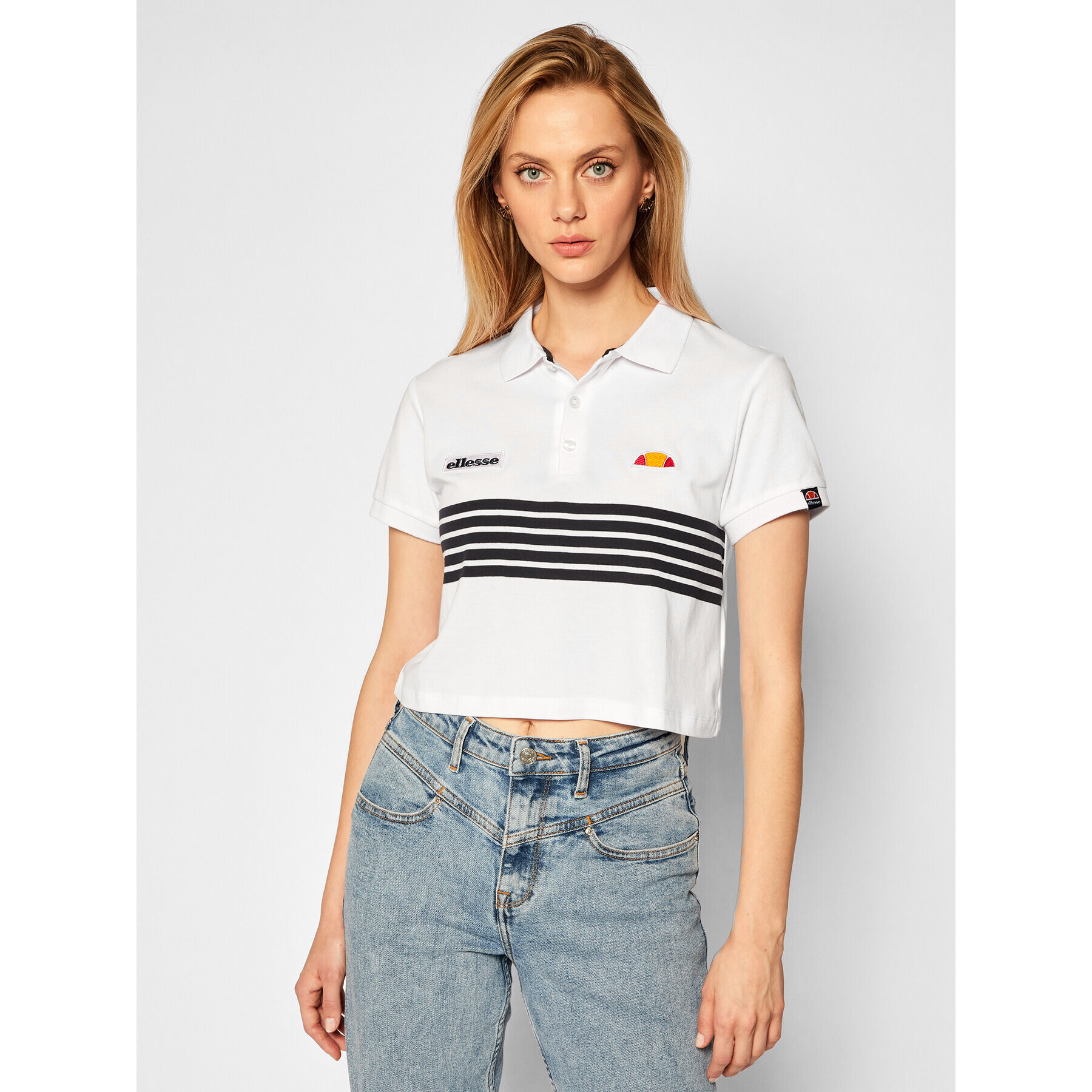 Ellesse Pólóing Annamaria Crop SGE08475 Fehér Regular Fit - Pepit.hu