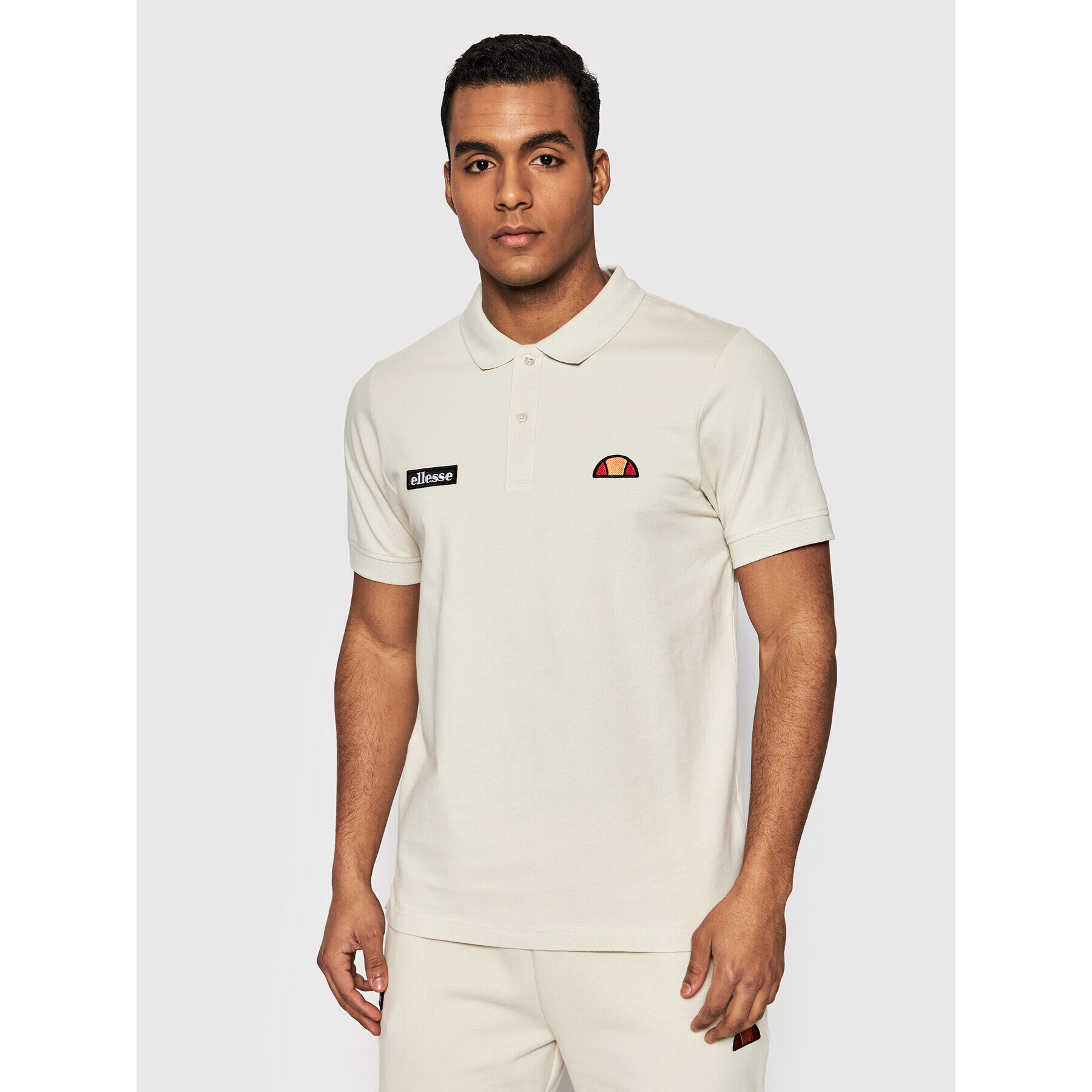 Ellesse Pólóing Montura SHM04475 Bézs Regular Fit - Pepit.hu