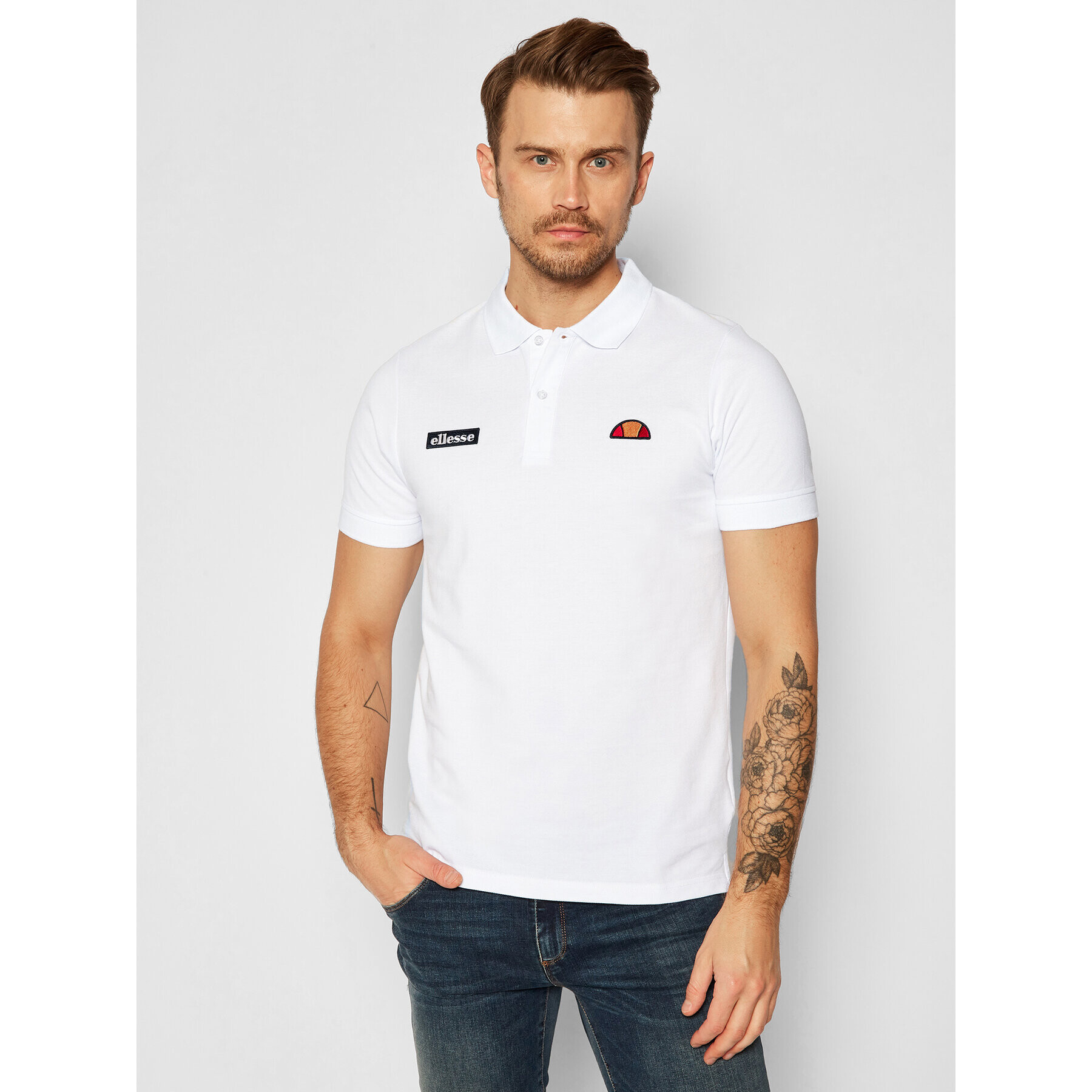 Ellesse Pólóing Montura SHS04475 Fehér Regular Fit - Pepit.hu