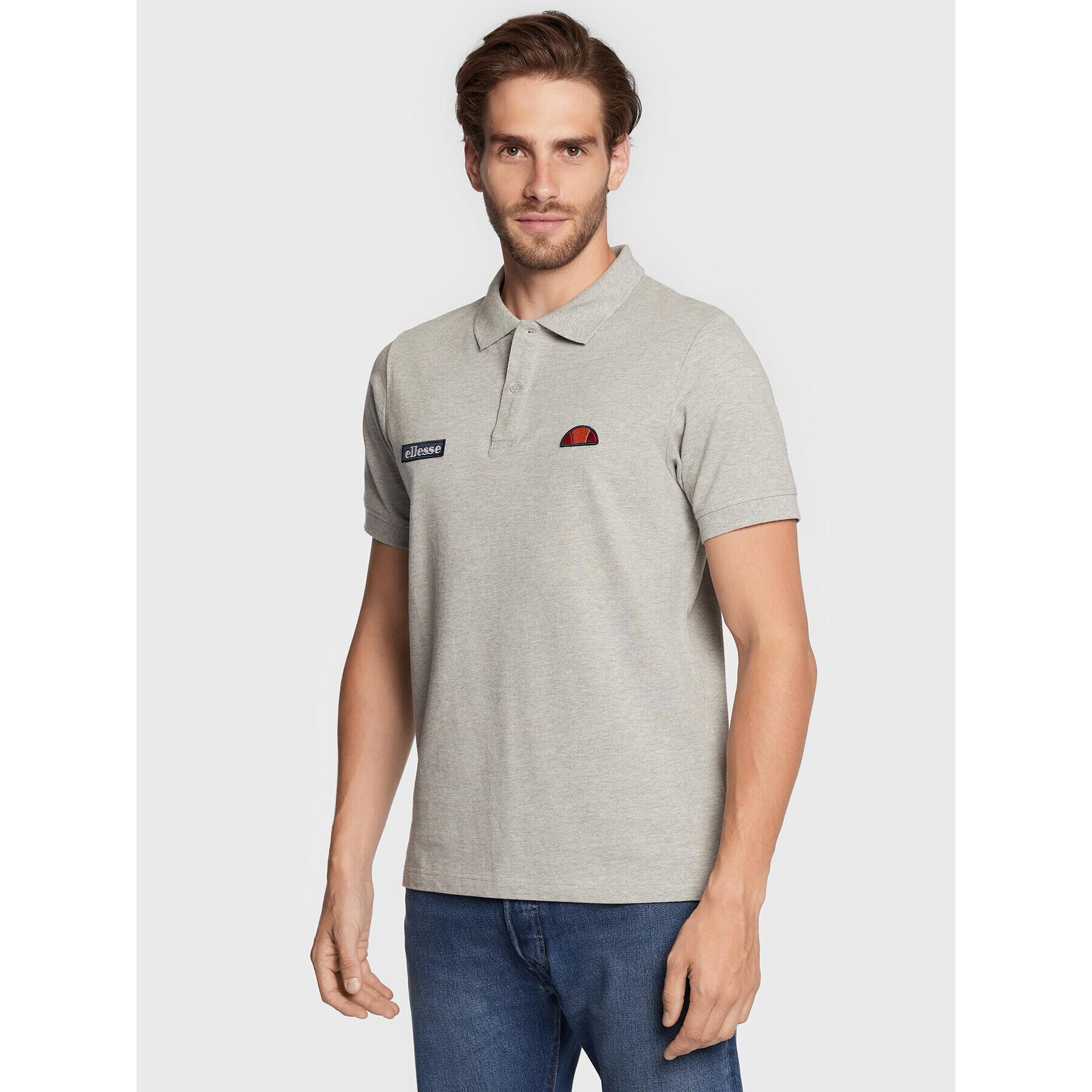 Ellesse Pólóing Montura SHS04475 Szürke Regular Fit - Pepit.hu