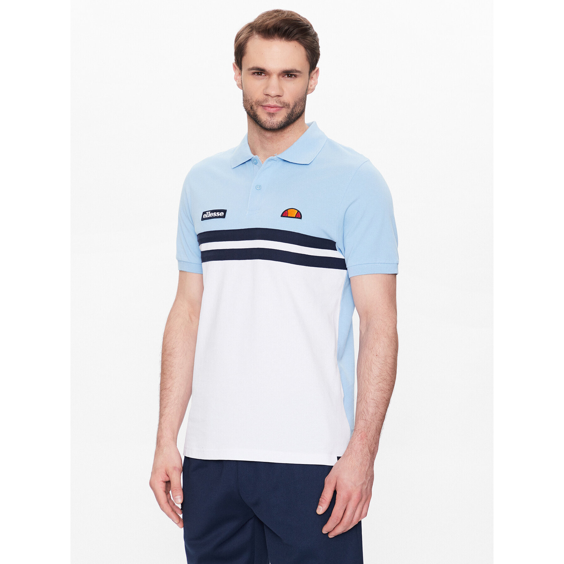 Ellesse Pólóing Muccio SHR16895 Kék Regular Fit - Pepit.hu