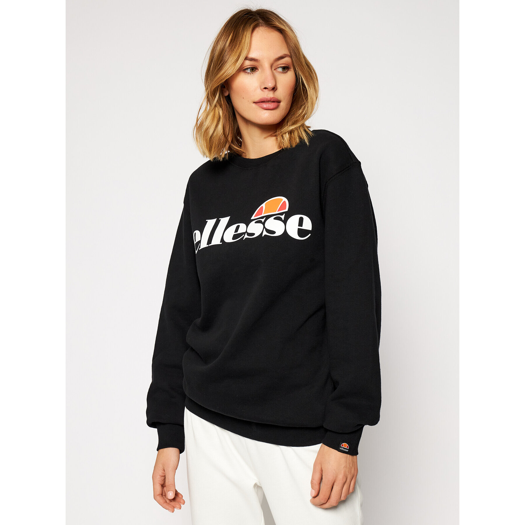 Ellesse Pulóver Agata SGS03238 Fekete Regular Fit - Pepit.hu