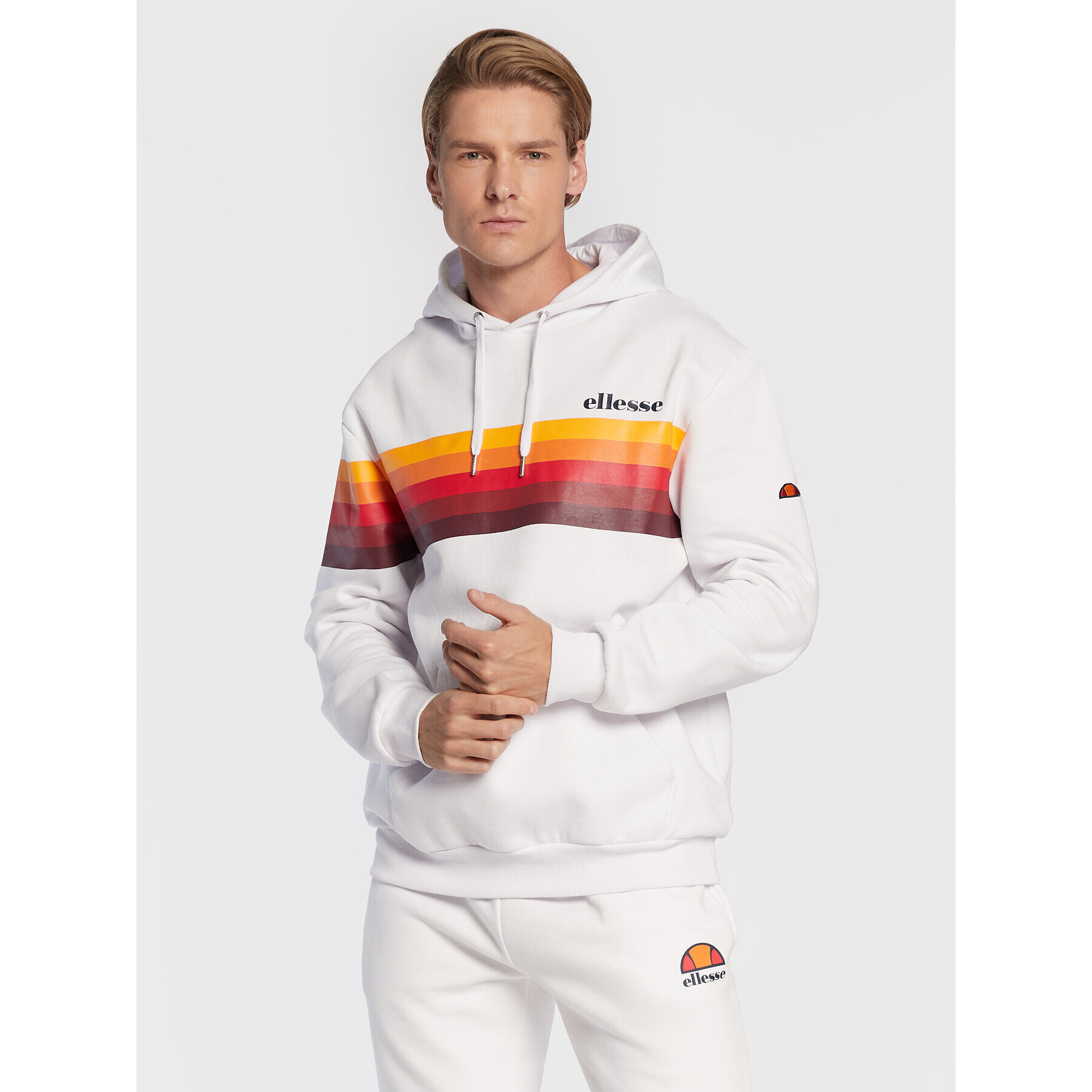 Ellesse Pulóver Gruss SHP16215 Fehér Regular Fit - Pepit.hu