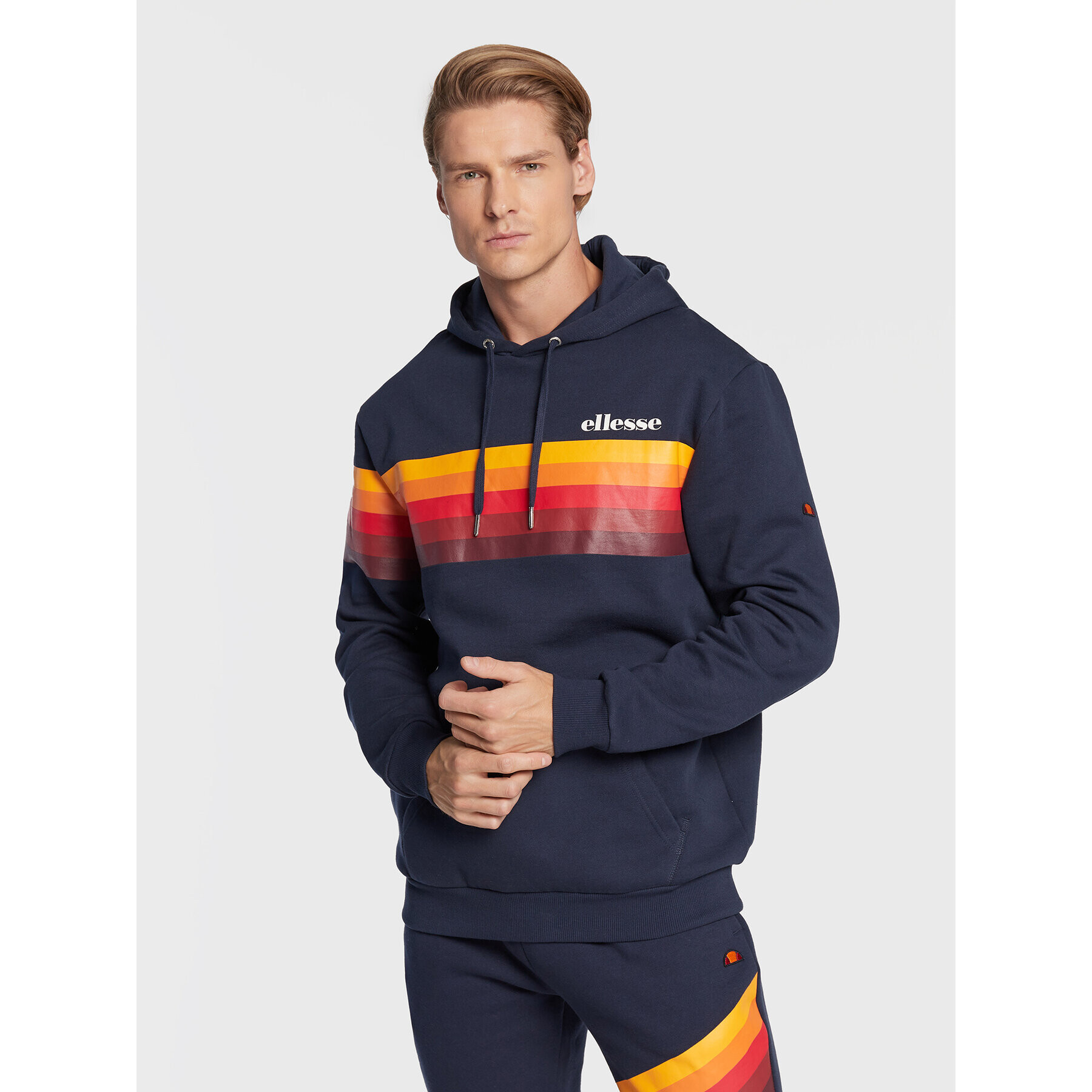 Ellesse Pulóver Gruss SHP16215 Sötétkék Regular Fit - Pepit.hu