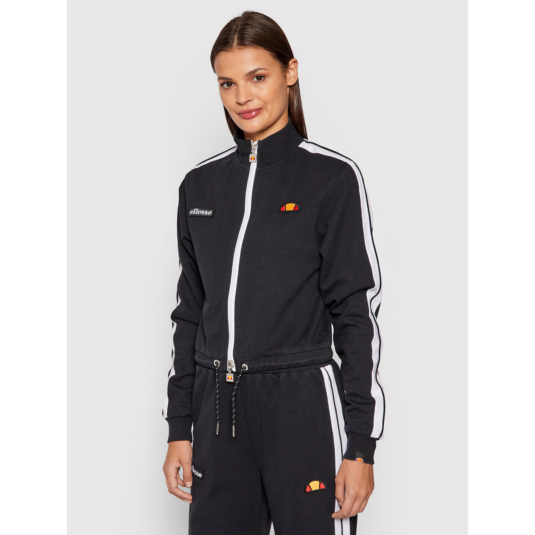 Ellesse Pulóver Laboria SGK12339 Fekete Cropped Fit - Pepit.hu