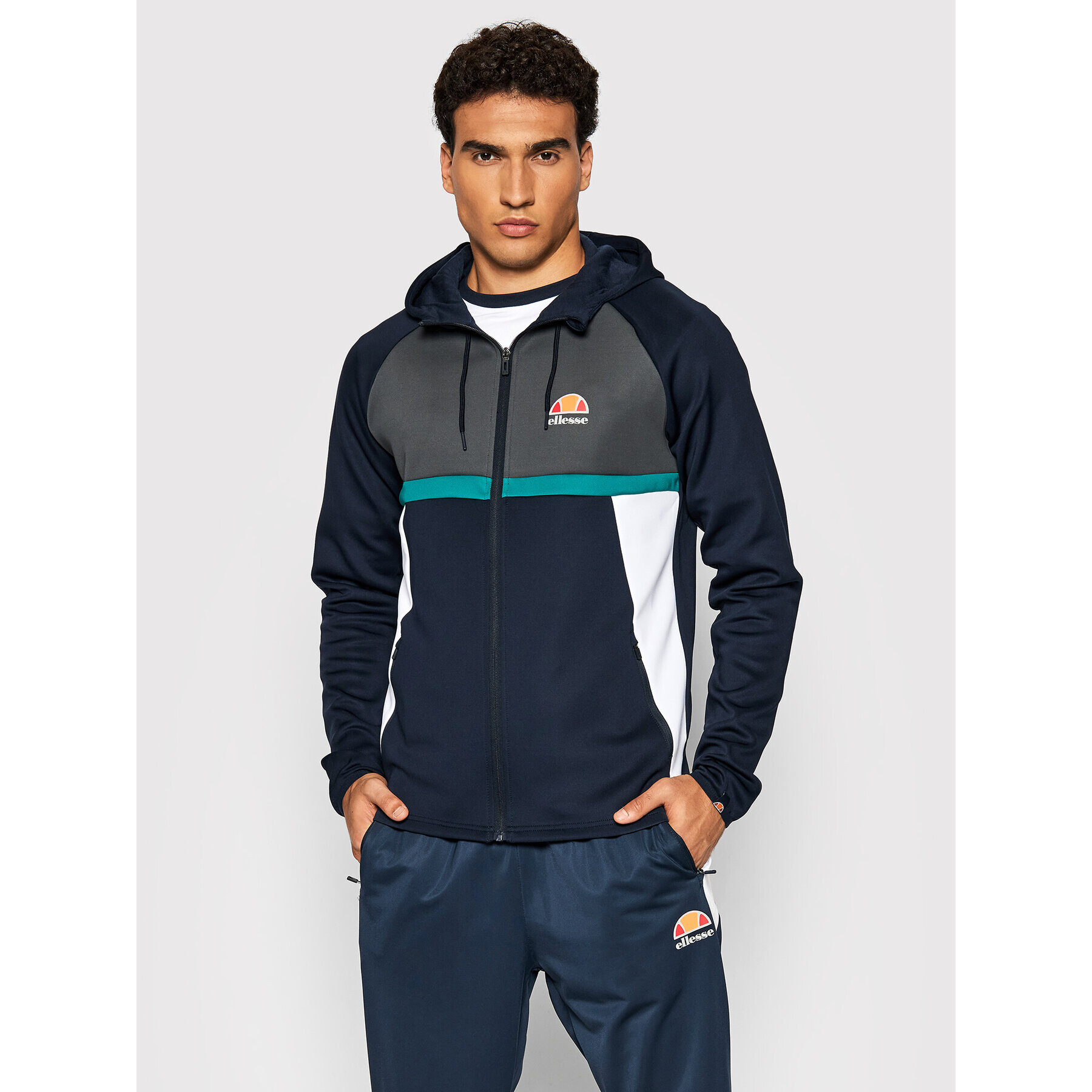 Ellesse Pulóver Lizaru SXK12395 Sötétkék Regular Fit - Pepit.hu