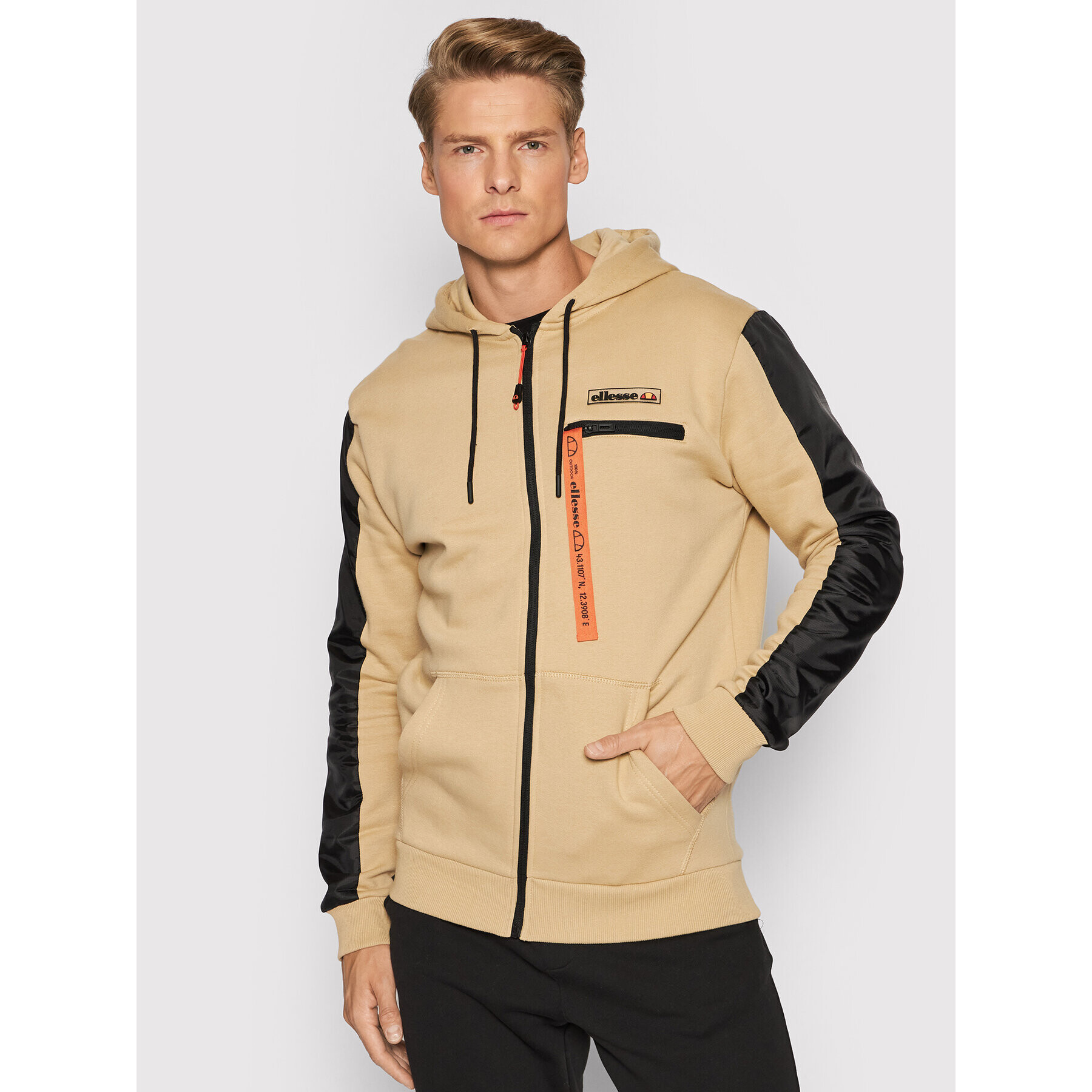 Ellesse Pulóver Mucchio SHK12449 Bézs Regular Fit - Pepit.hu