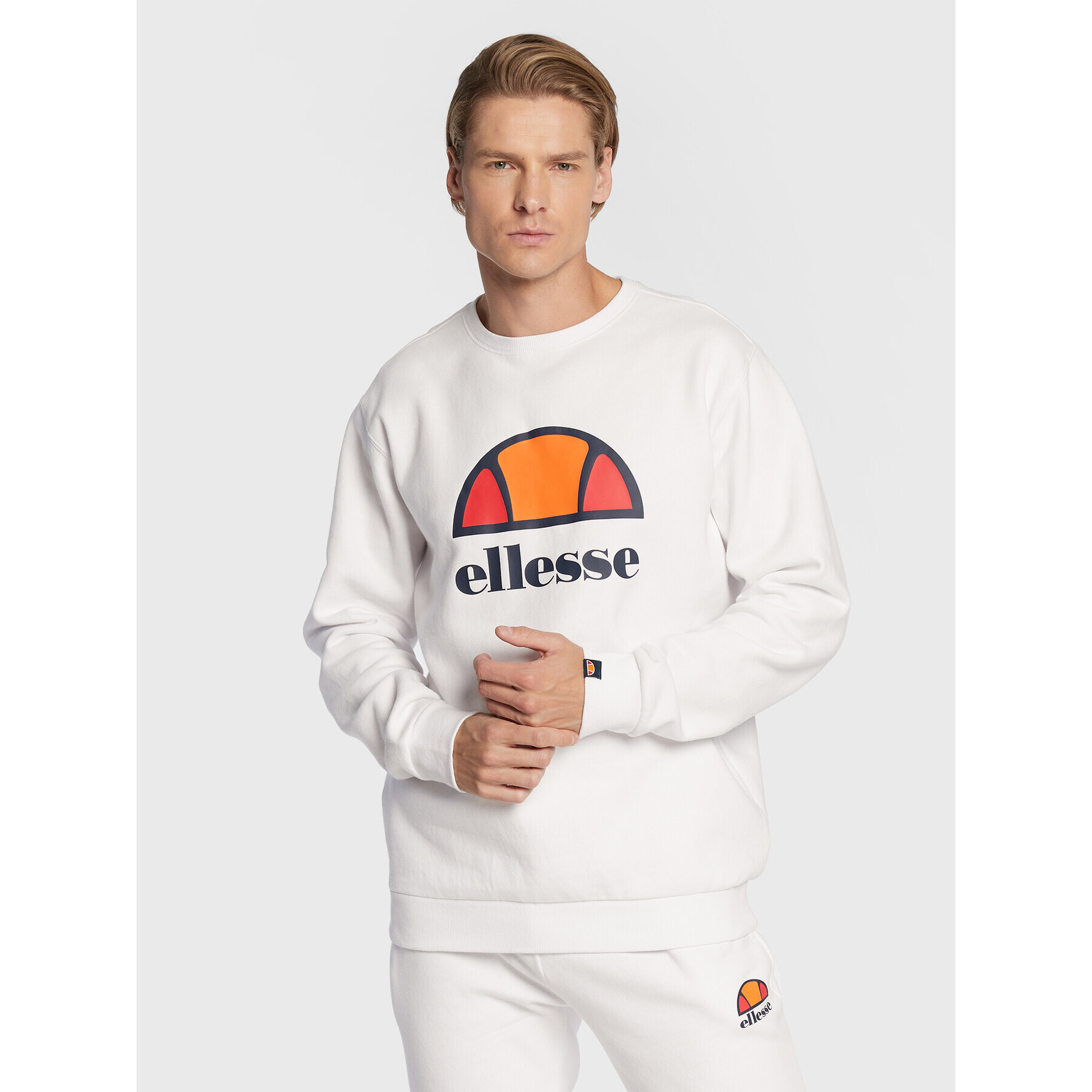 Ellesse Pulóver Perc SXG12638 Fehér Regular Fit - Pepit.hu