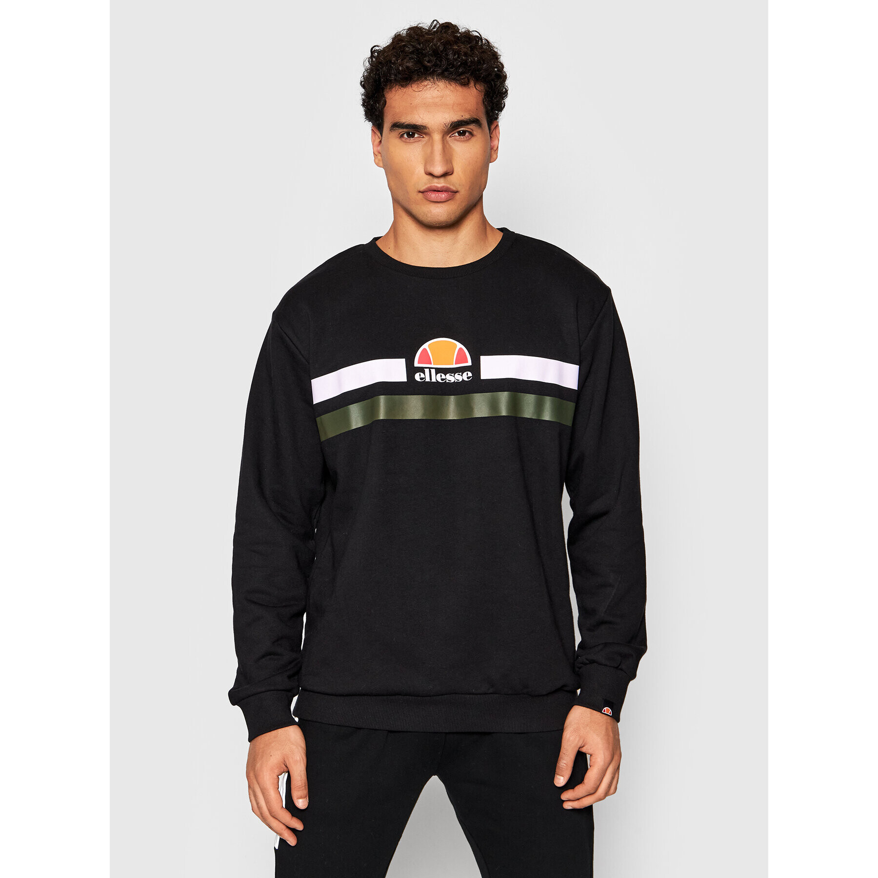 Ellesse Pulóver Prella SHK13165 Fekete Regular Fit - Pepit.hu