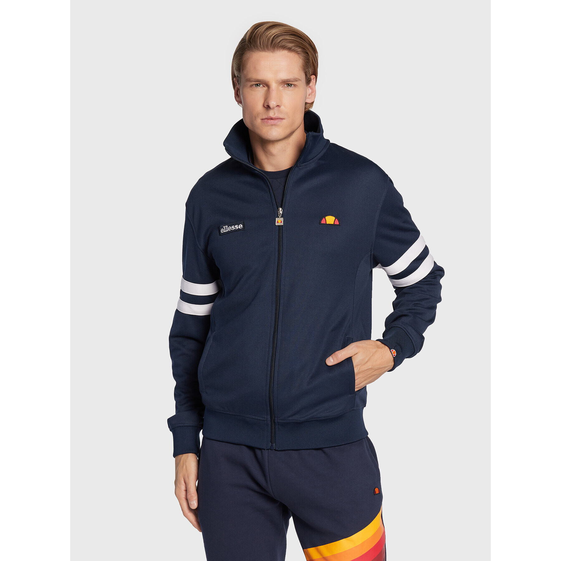 Ellesse Pulóver Roma SHN14703 Sötétkék Regular Fit - Pepit.hu